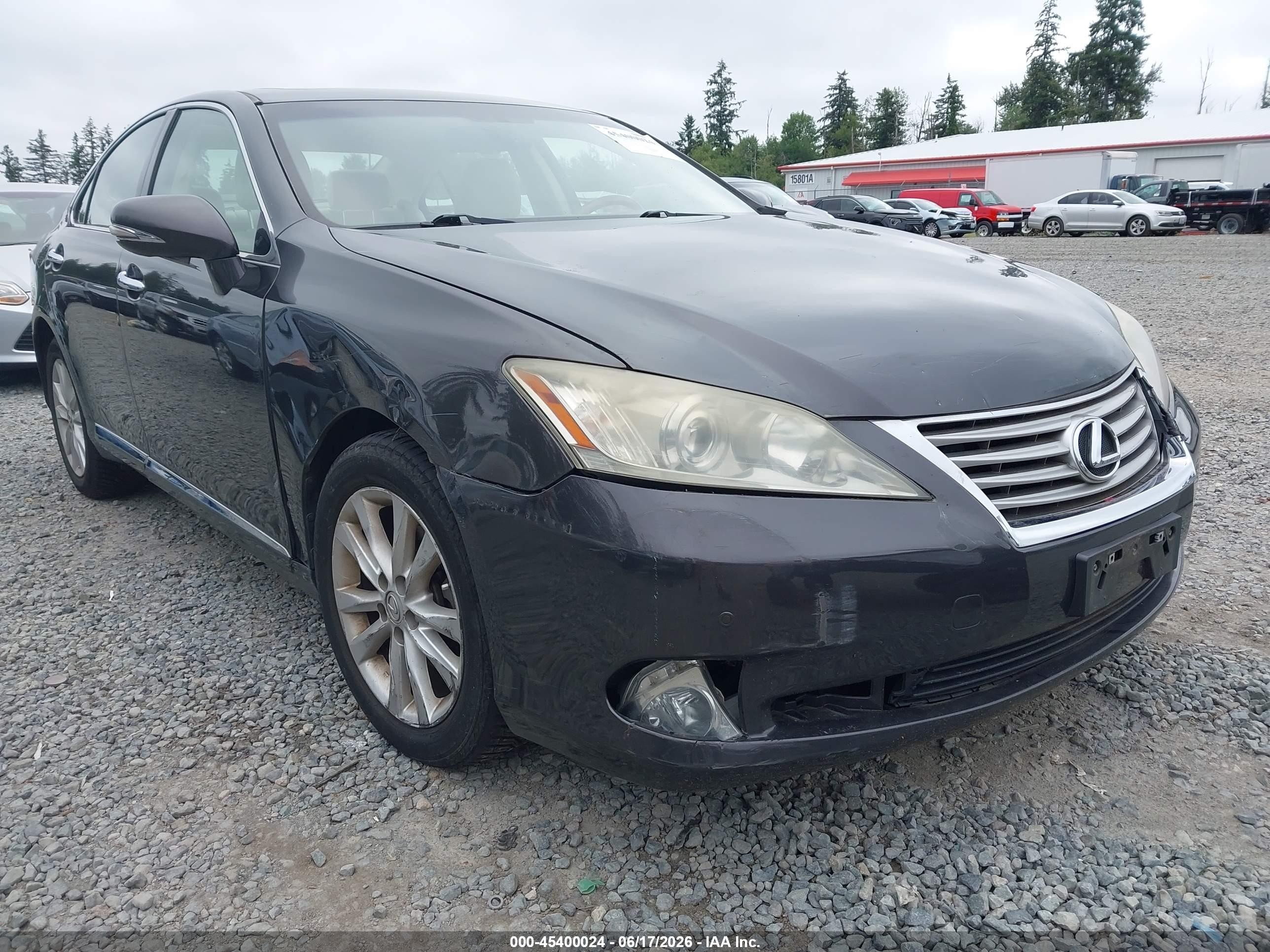 2010 Lexus Es 350   Gray vin: JTHBK1EG5A2359010