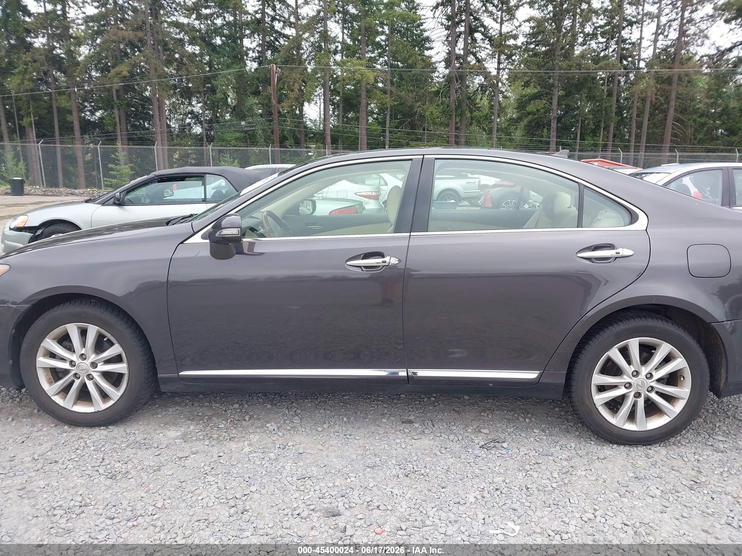 2010 Lexus Es 350   Gray vin: JTHBK1EG5A2359010