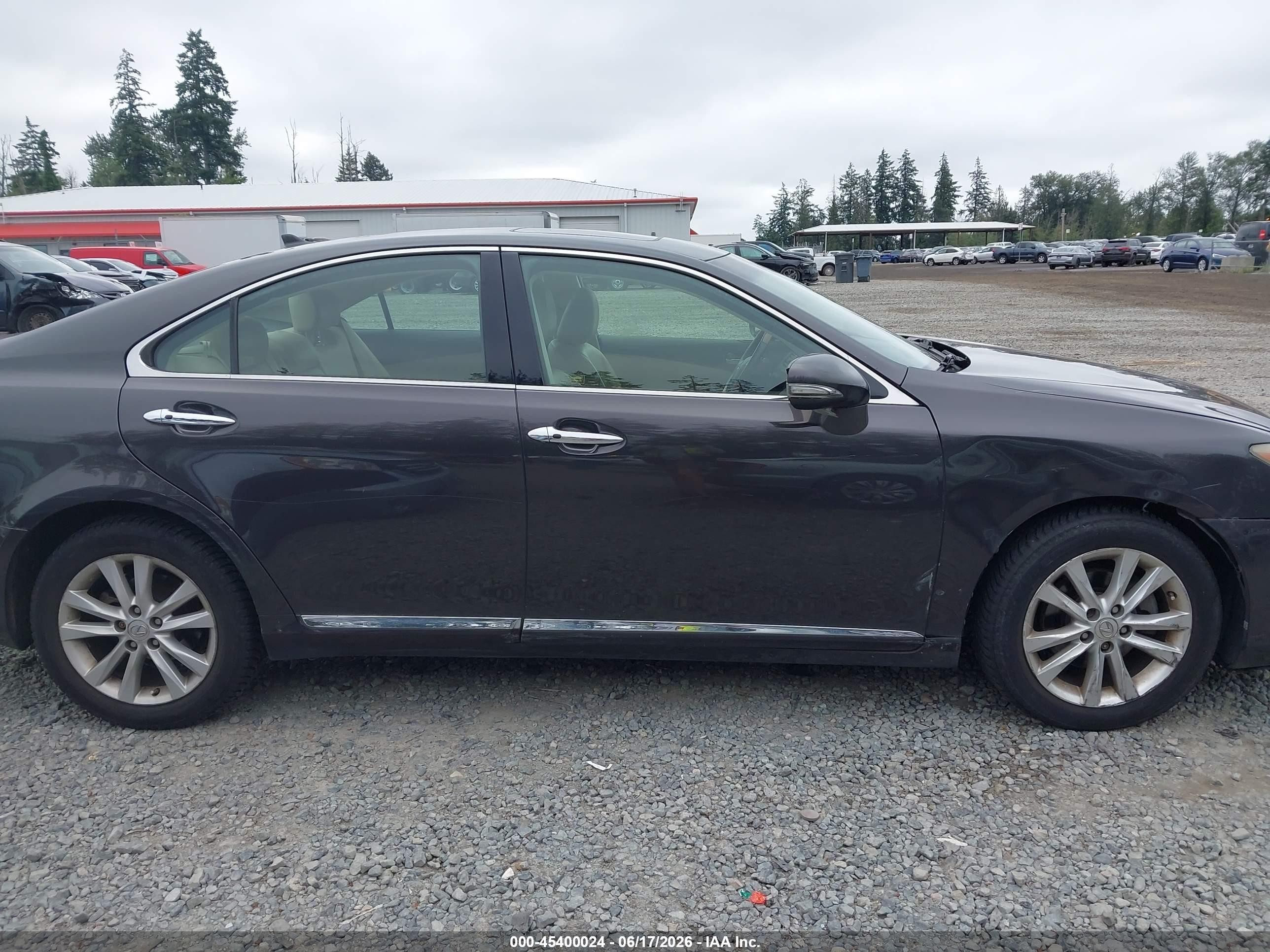 2010 Lexus Es 350   Gray vin: JTHBK1EG5A2359010