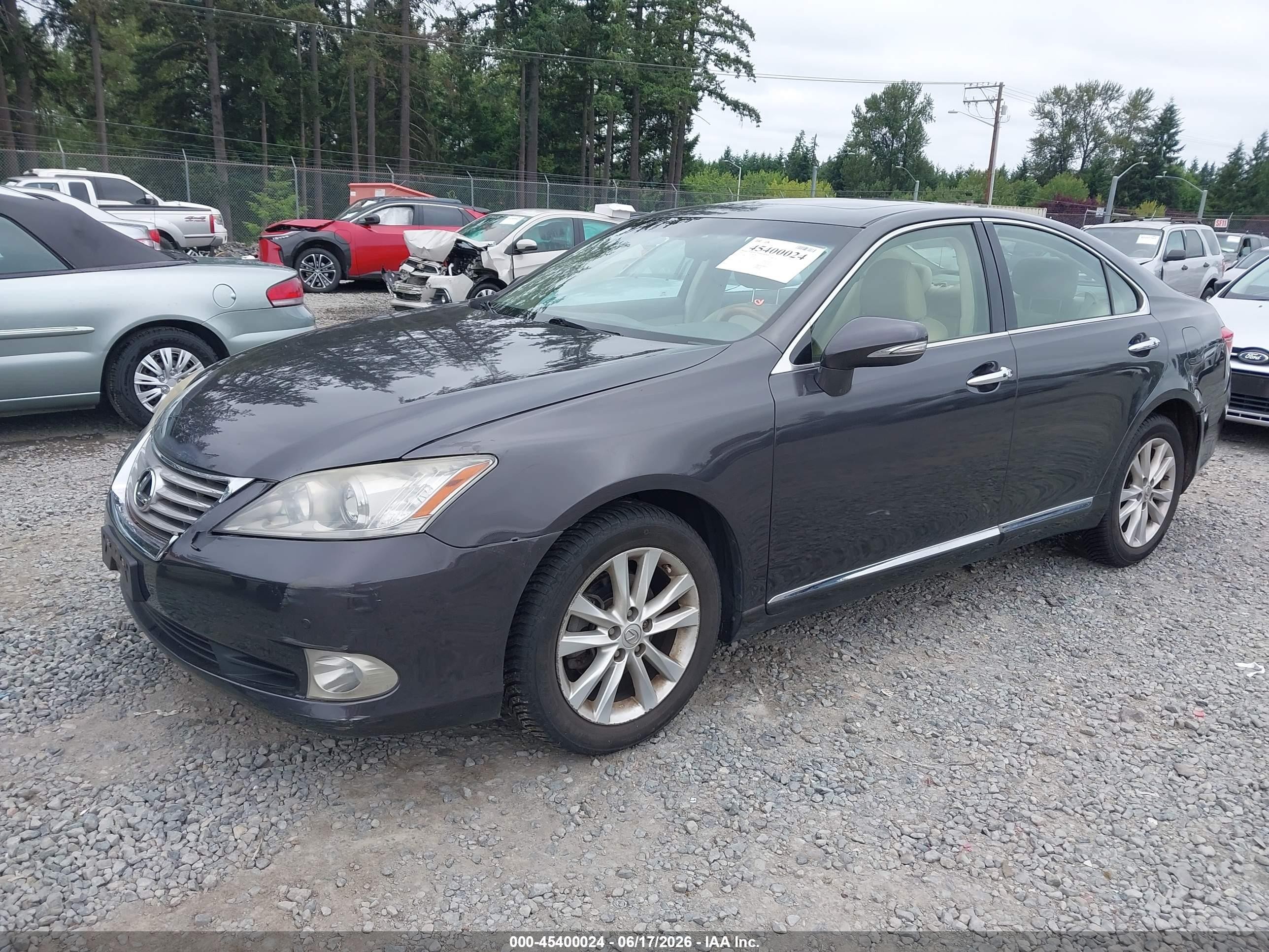 2010 Lexus Es 350   Gray vin: JTHBK1EG5A2359010