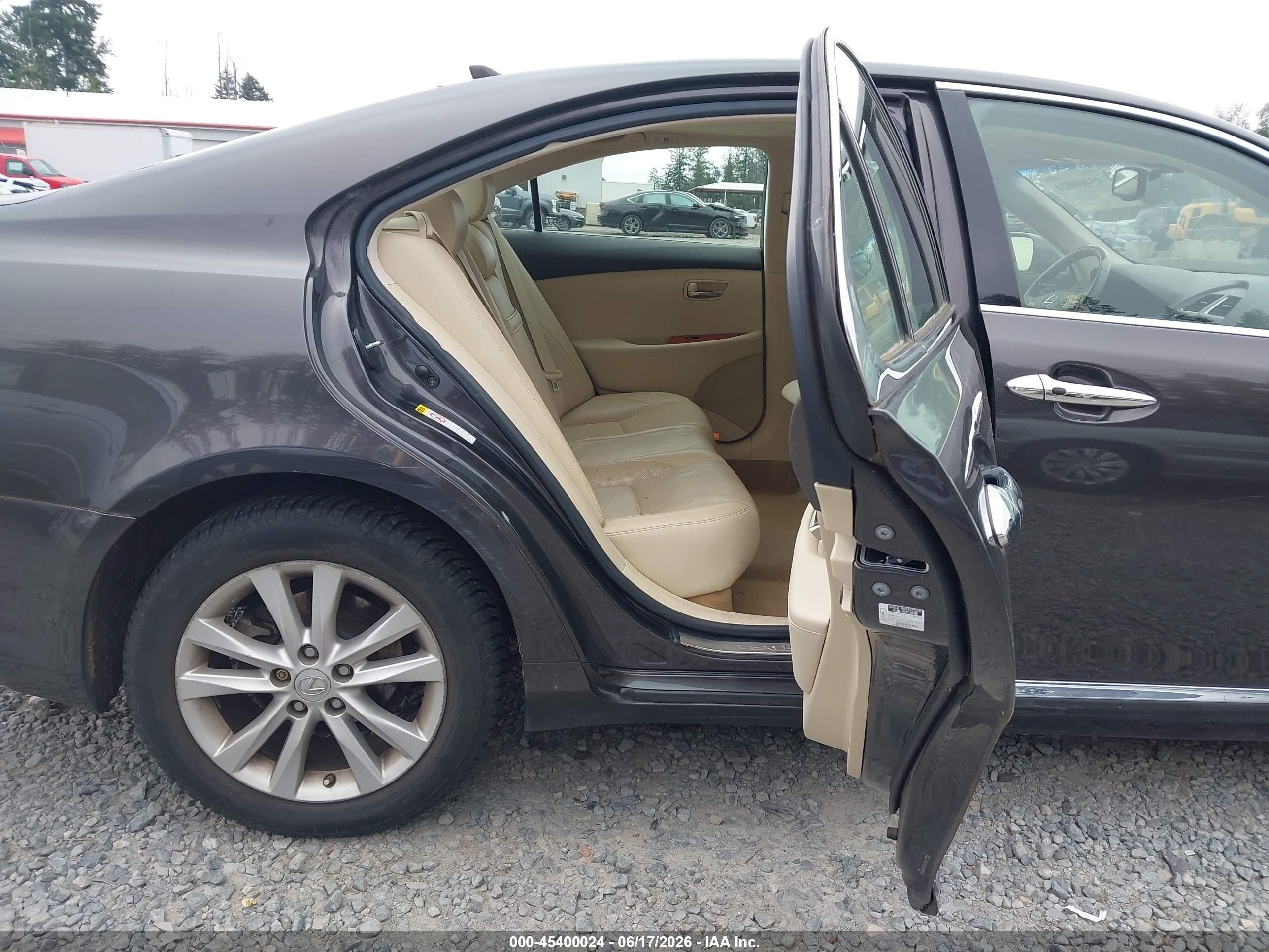 2010 Lexus Es 350   Gray vin: JTHBK1EG5A2359010