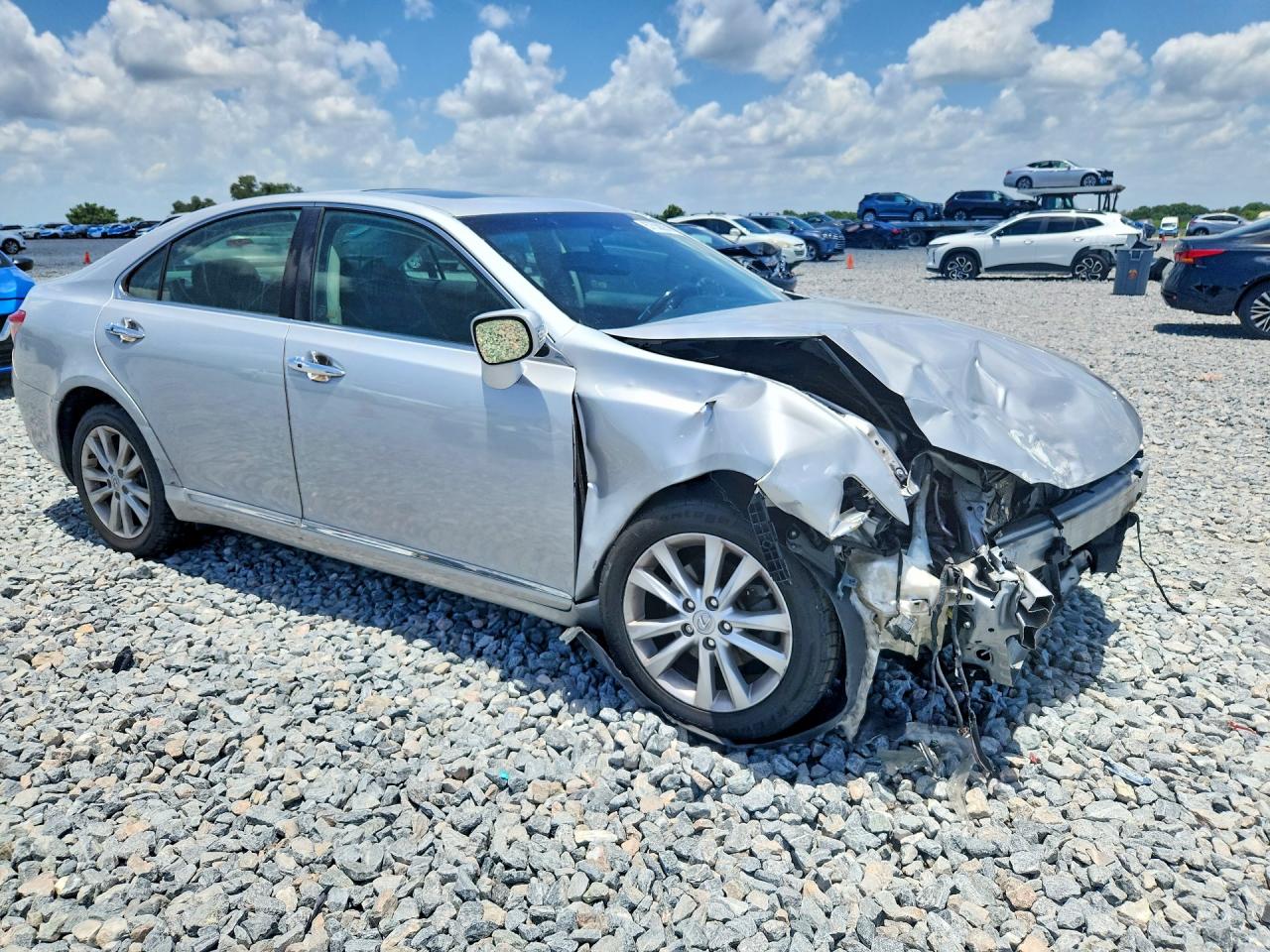 2010 Lexus Es 350 Silver vin: JTHBK1EG5A2374798