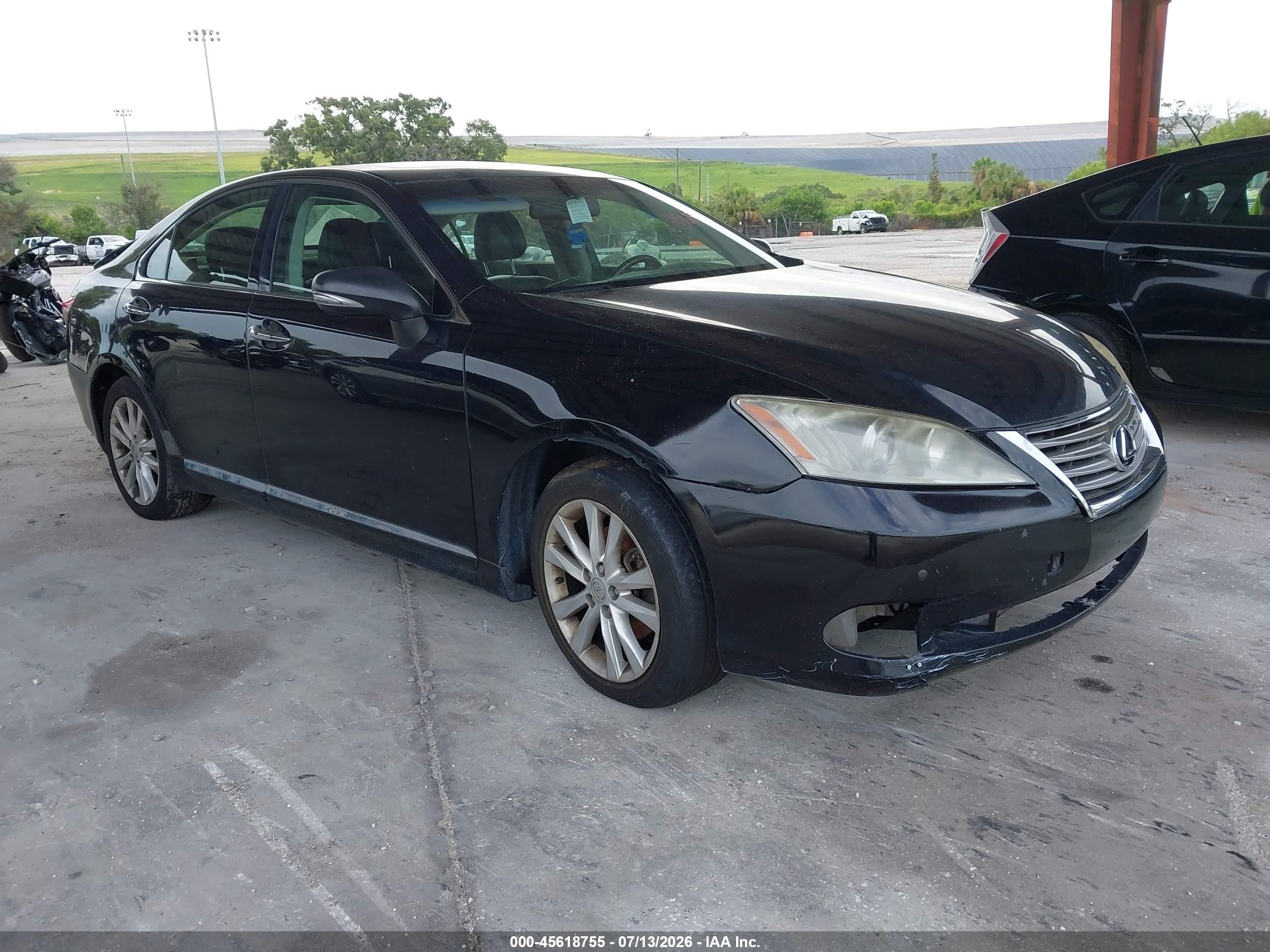 2010 Lexus Es 350   Черный vin: JTHBK1EG5A2393464