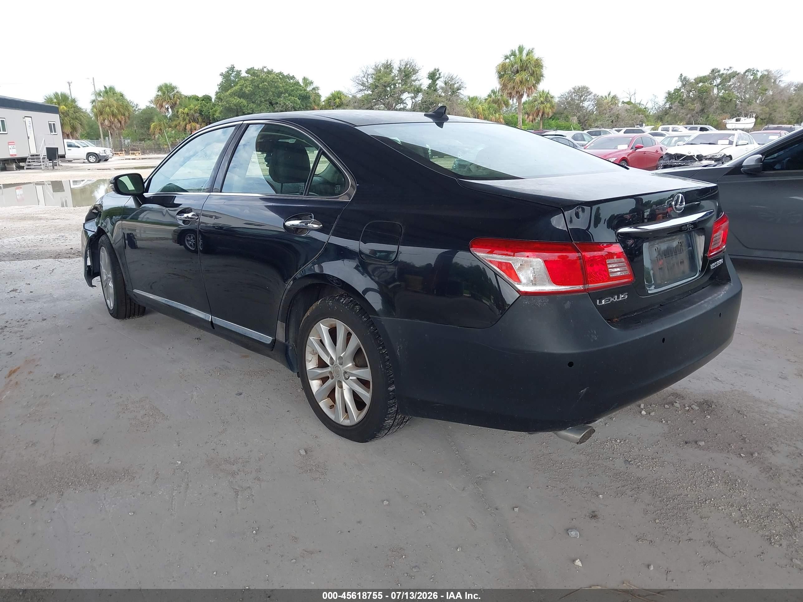 2010 Lexus Es 350   Черный vin: JTHBK1EG5A2393464