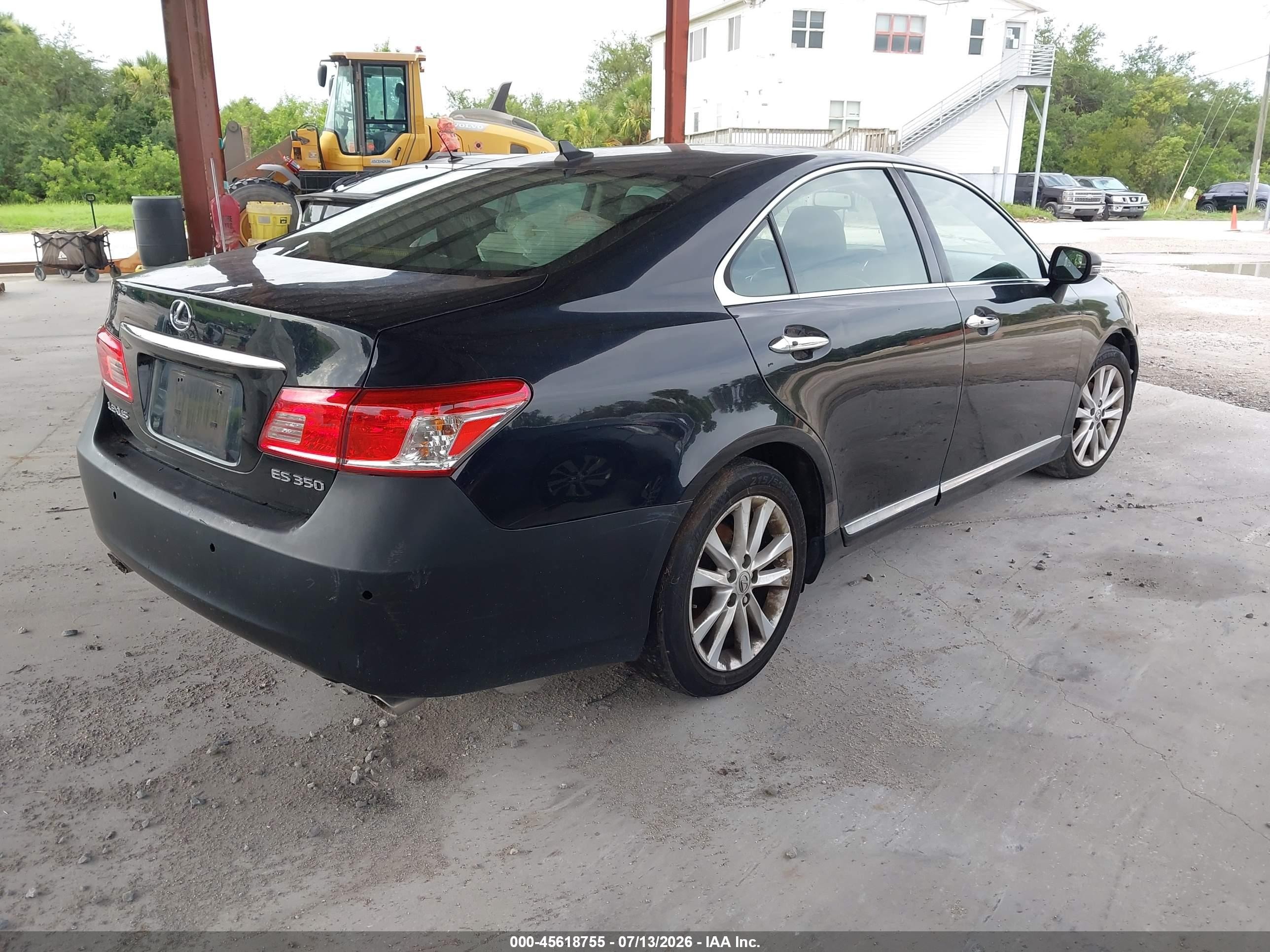 2010 Lexus Es 350   Черный vin: JTHBK1EG5A2393464