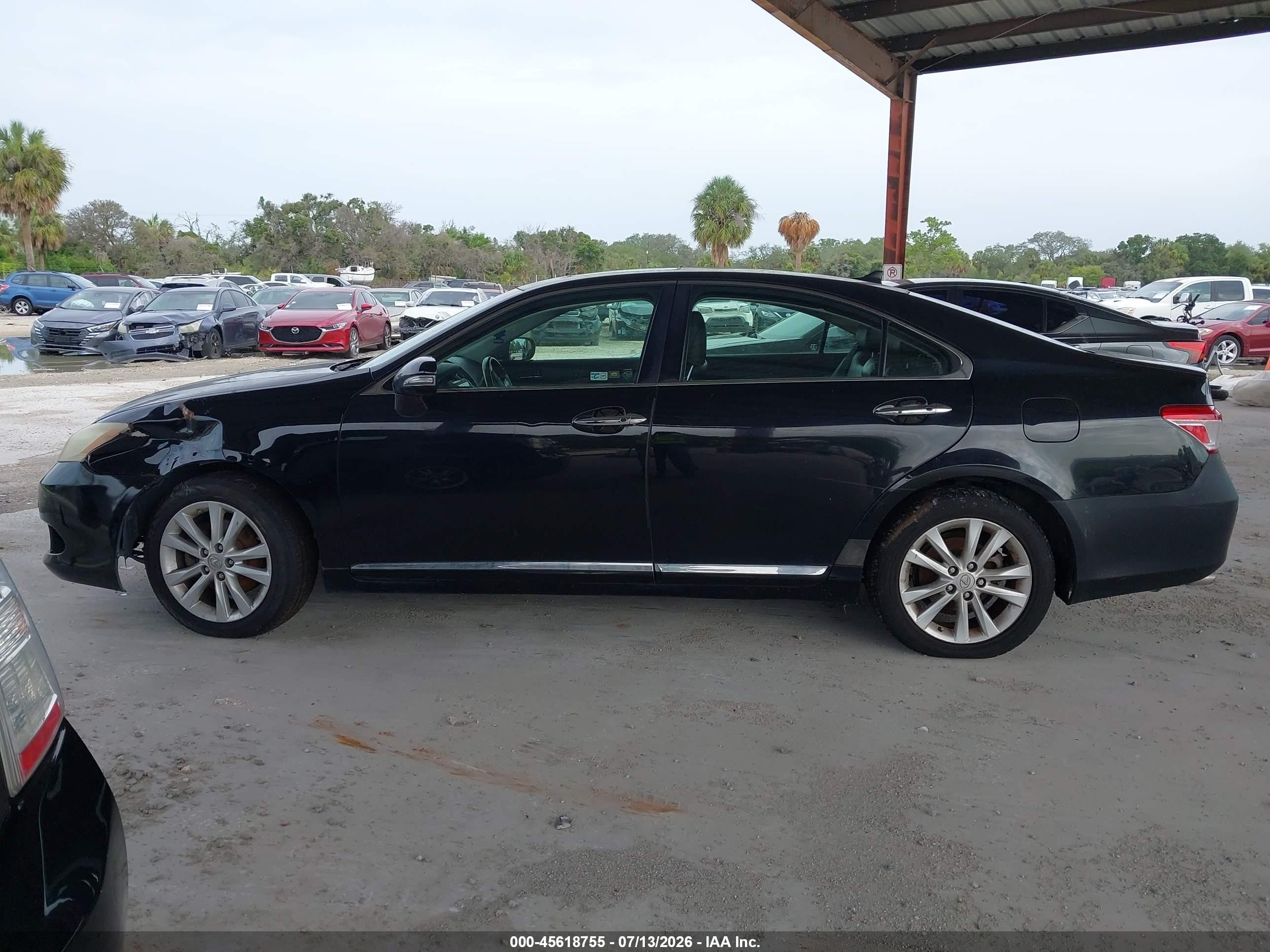 2010 Lexus Es 350   Черный vin: JTHBK1EG5A2393464