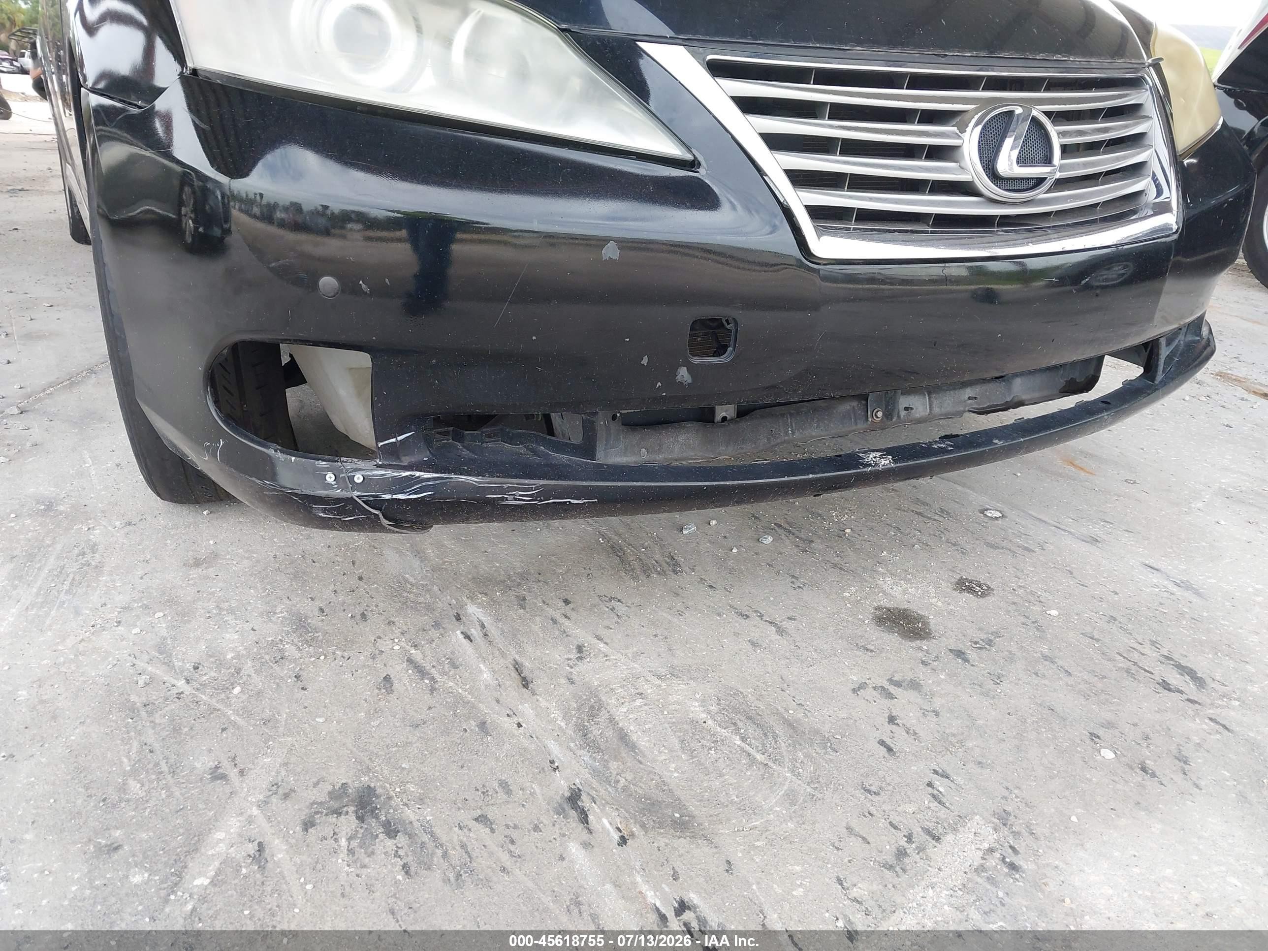 2010 Lexus Es 350   Черный vin: JTHBK1EG5A2393464