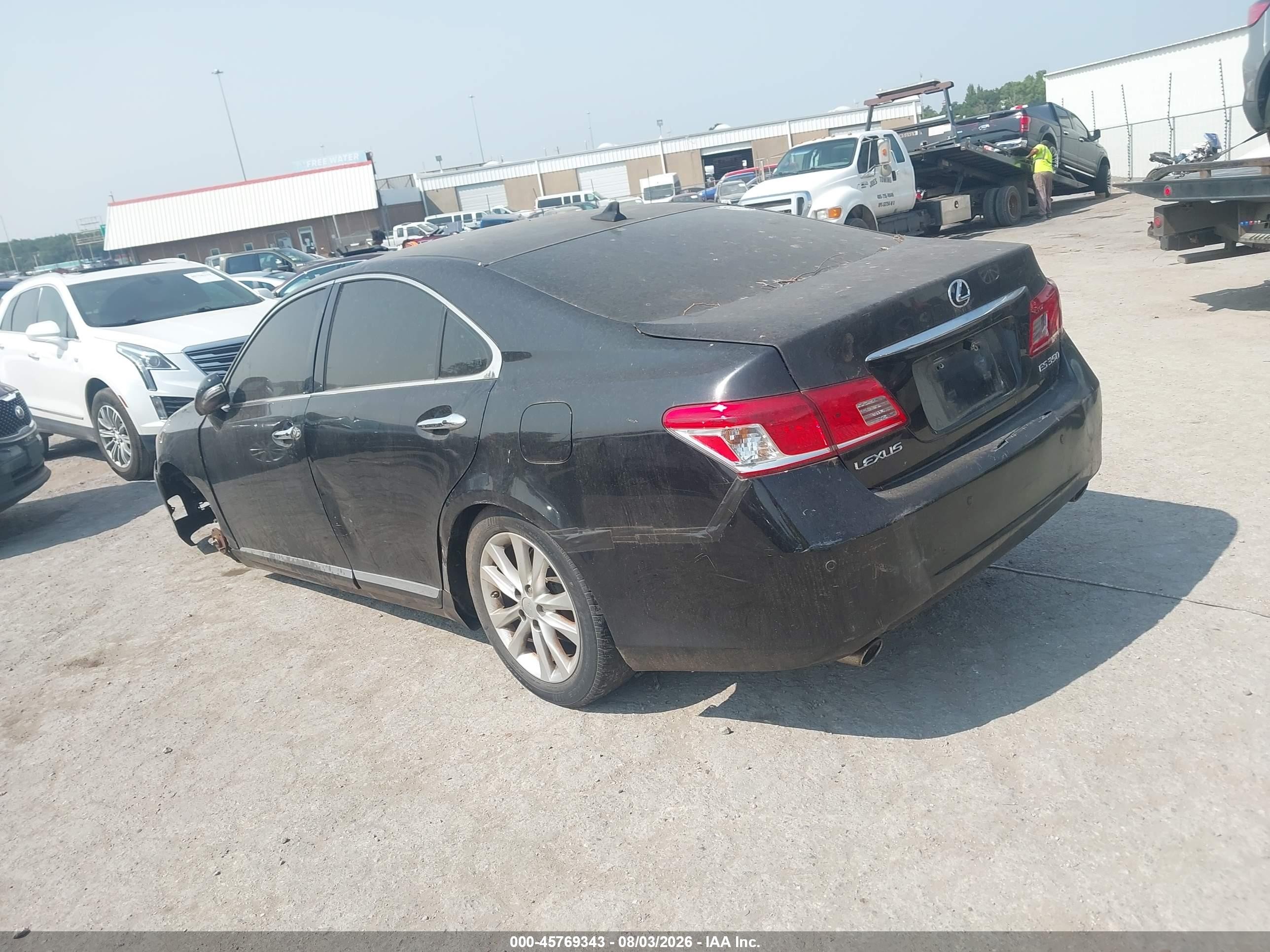 2010 Lexus Es 350   Black vin: JTHBK1EG5A2394436