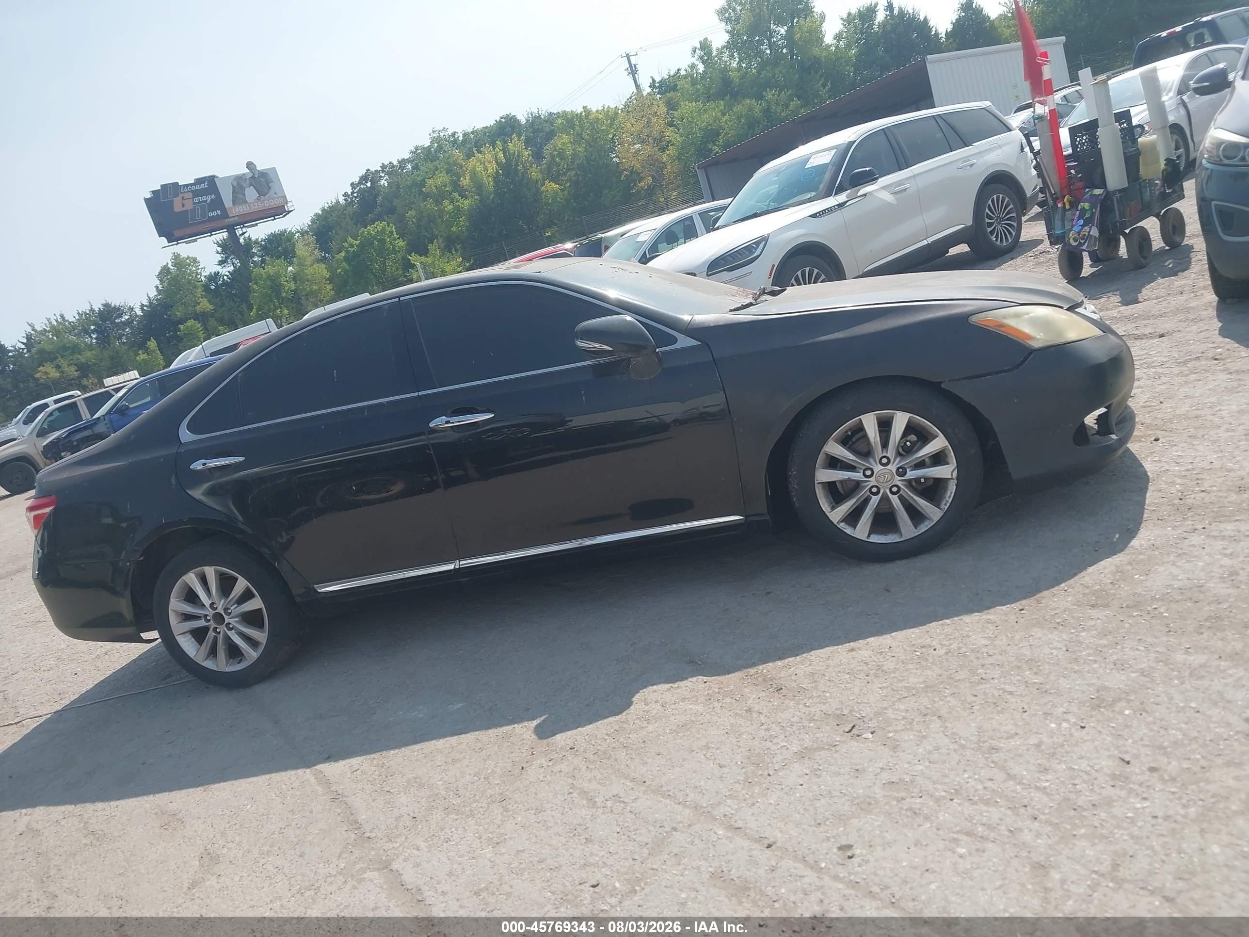 2010 Lexus Es 350   Black vin: JTHBK1EG5A2394436