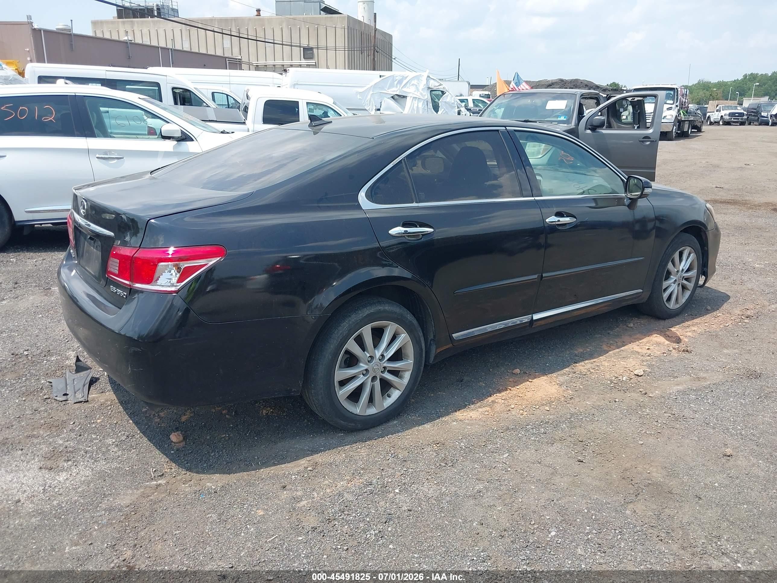 2010 Lexus Es 350   Black vin: JTHBK1EG5A2400378