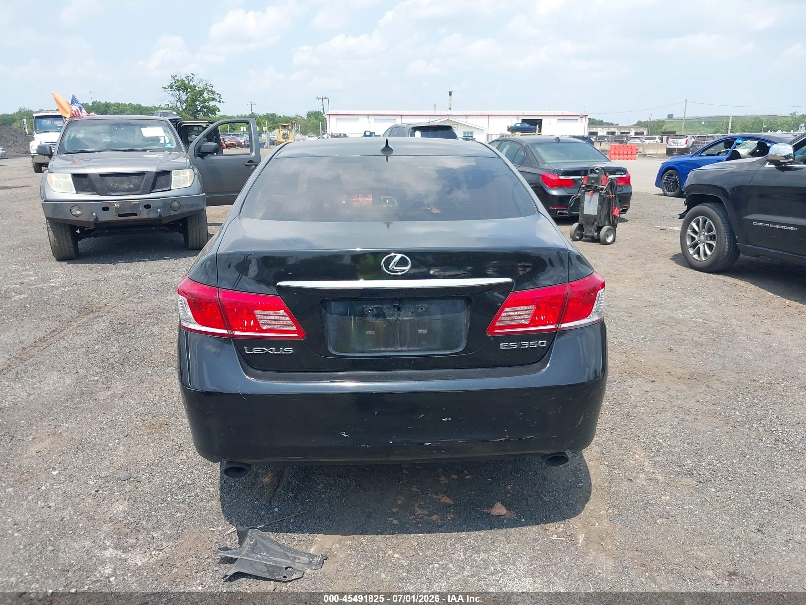 2010 Lexus Es 350   Black vin: JTHBK1EG5A2400378