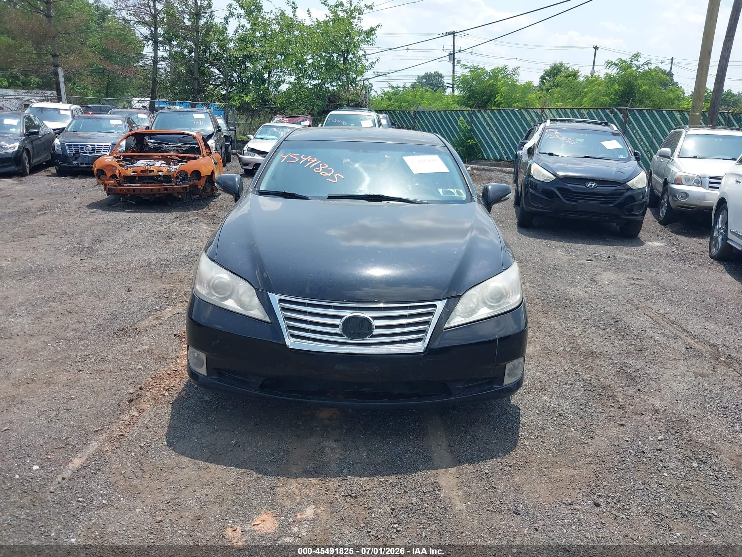 2010 Lexus Es 350   Black vin: JTHBK1EG5A2400378