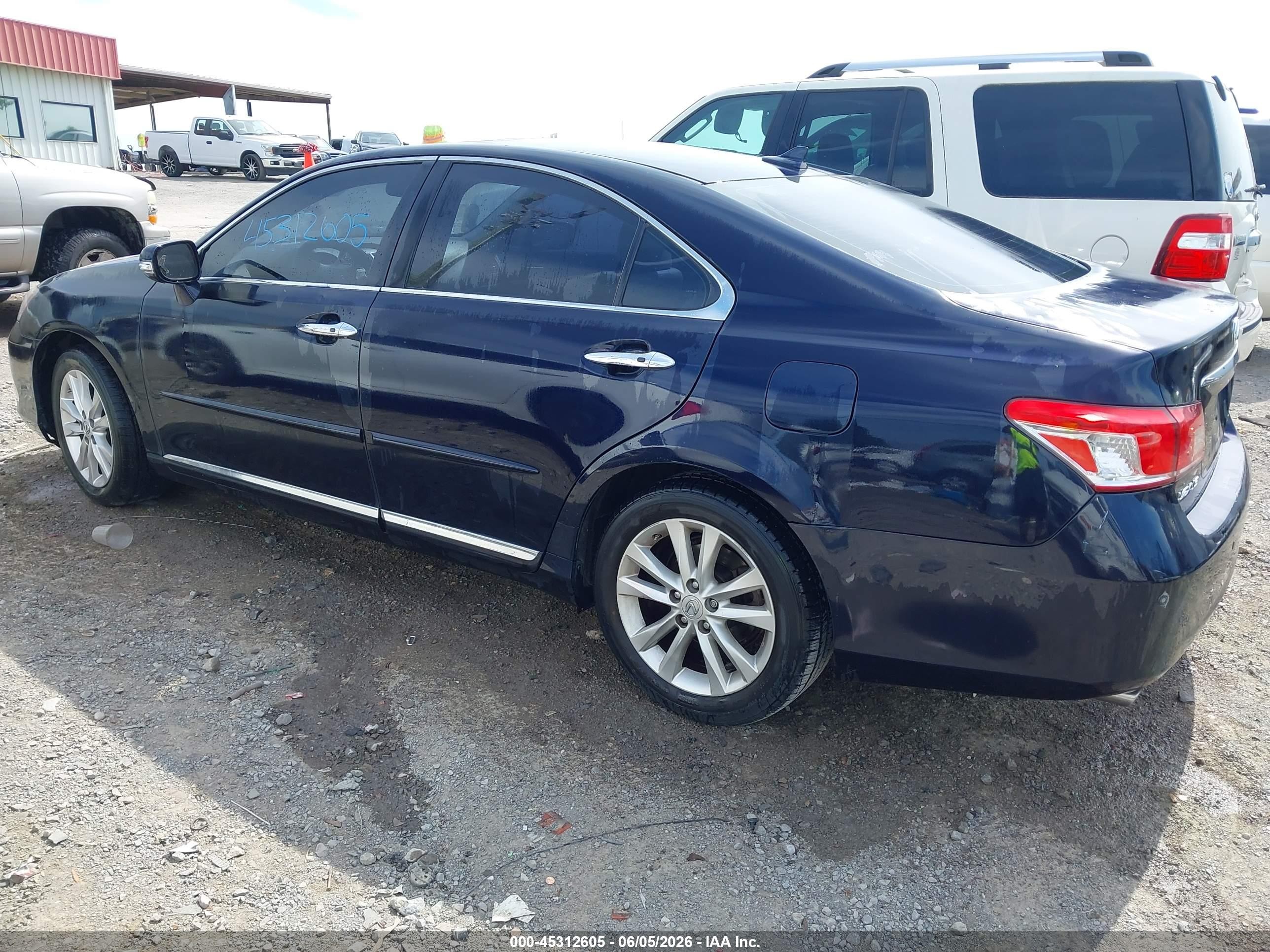 2010 Lexus Es 350   Black vin: JTHBK1EG5A2409923