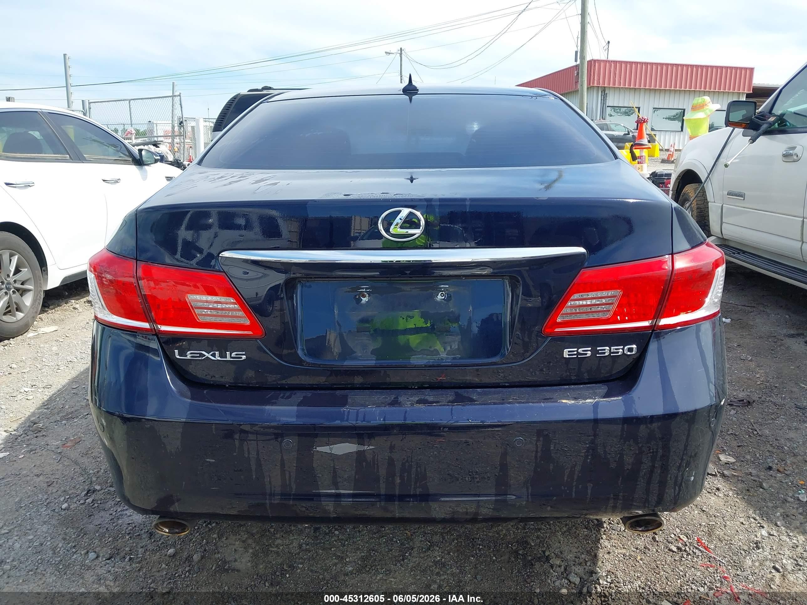 2010 Lexus Es 350   Black vin: JTHBK1EG5A2409923