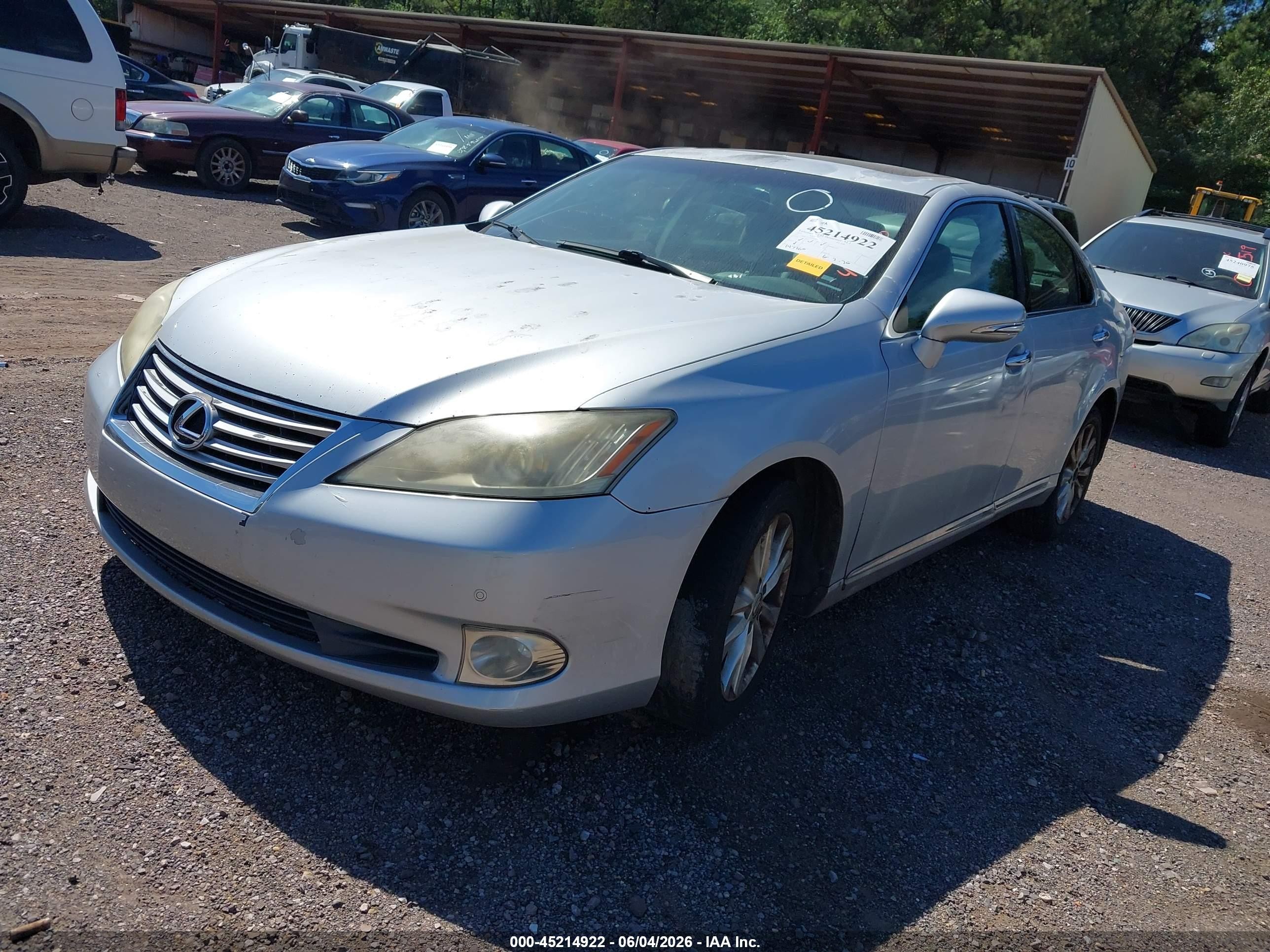 2011 Lexus Es 350   Silver vin: JTHBK1EG5B2419840