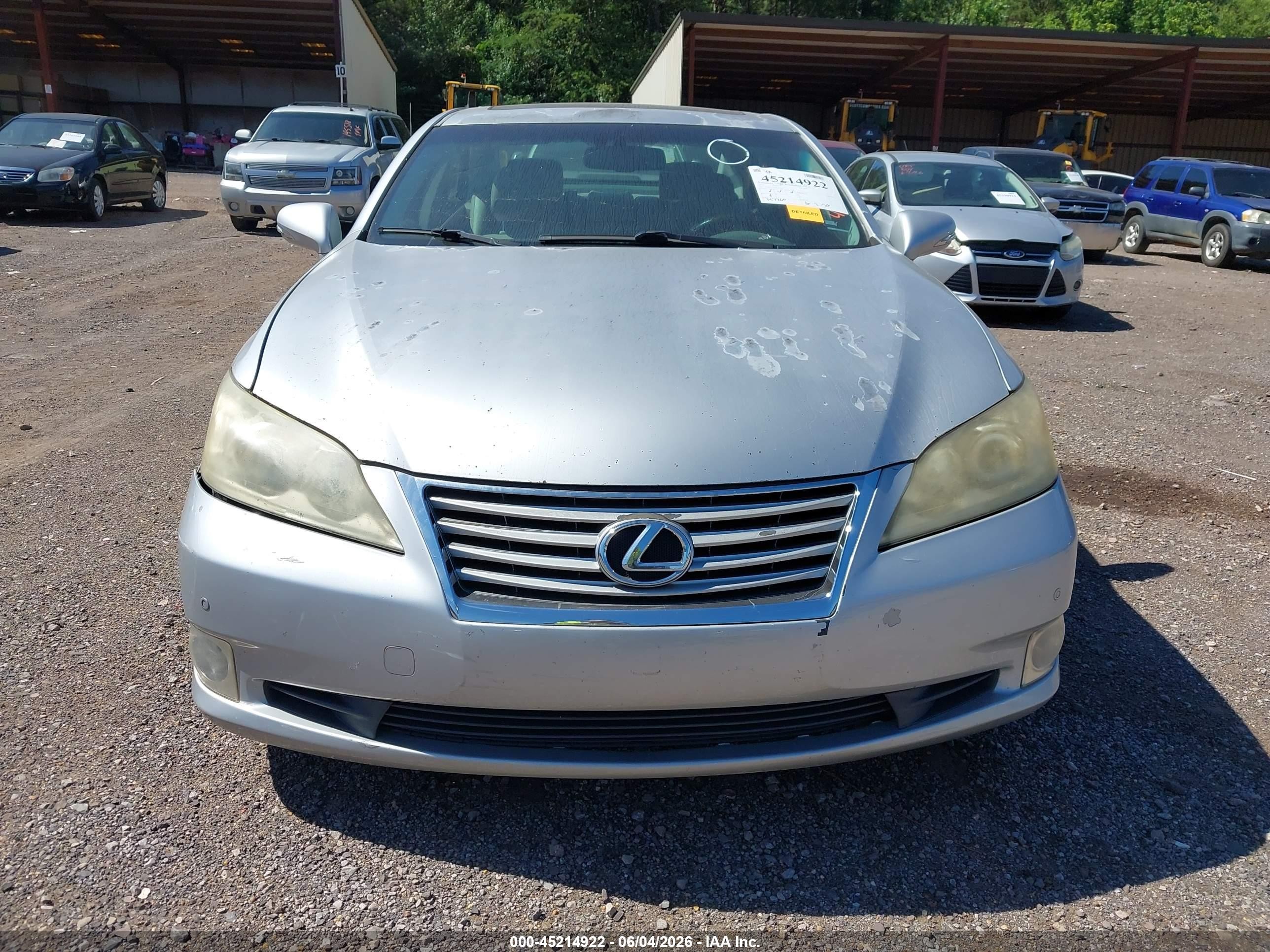 2011 Lexus Es 350   Silver vin: JTHBK1EG5B2419840