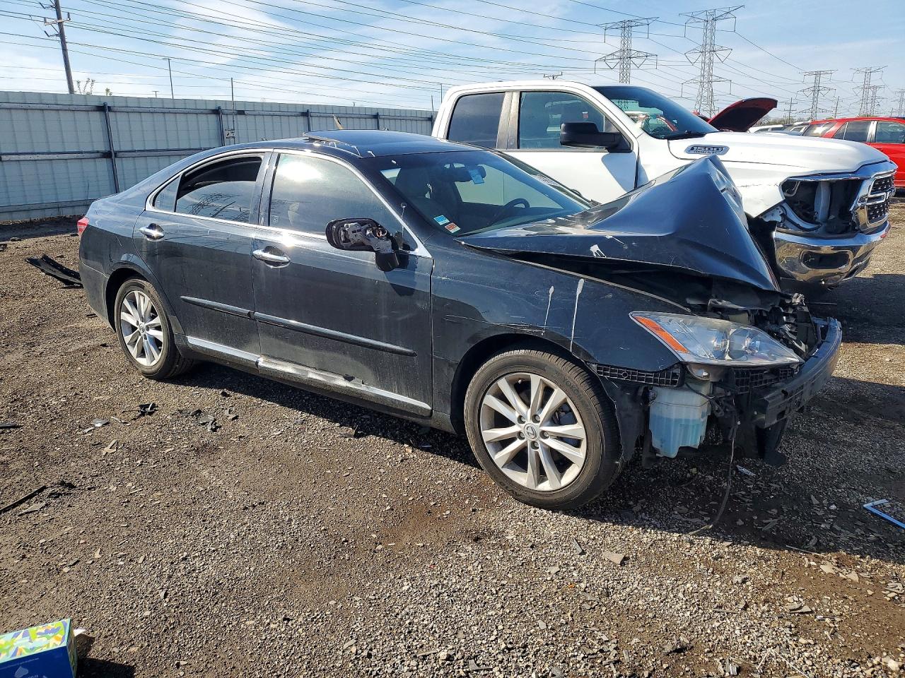 2011 Lexus Es 350 Black vin: JTHBK1EG5B2420373