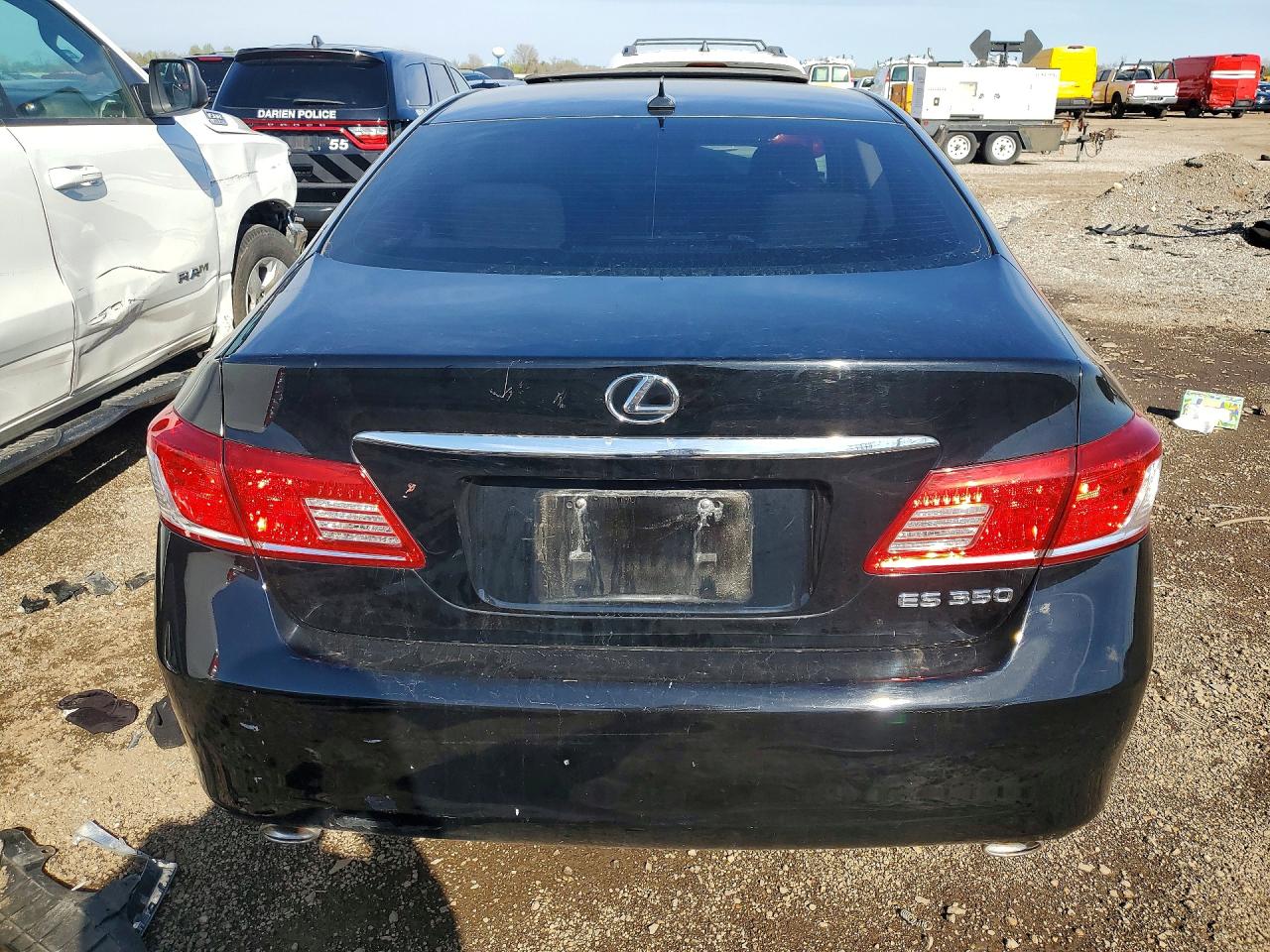 2011 Lexus Es 350 Black vin: JTHBK1EG5B2420373