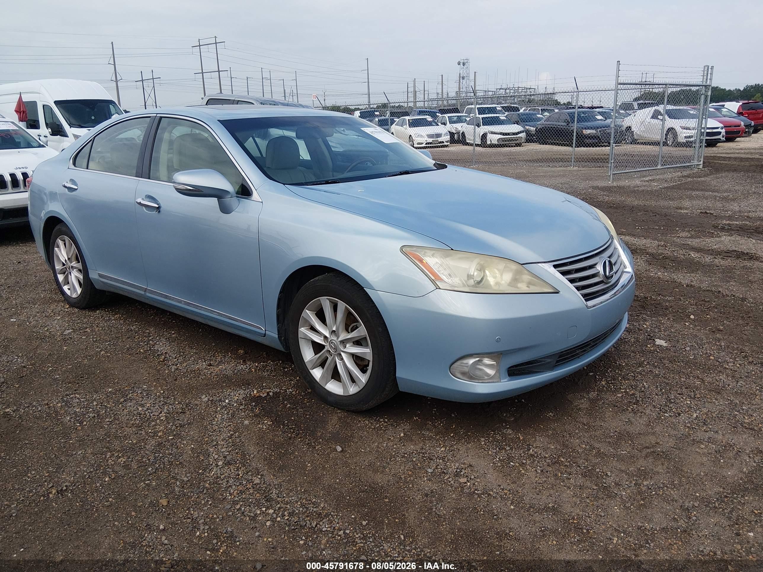 2011 Lexus Es 350   Blue vin: JTHBK1EG5B2426321