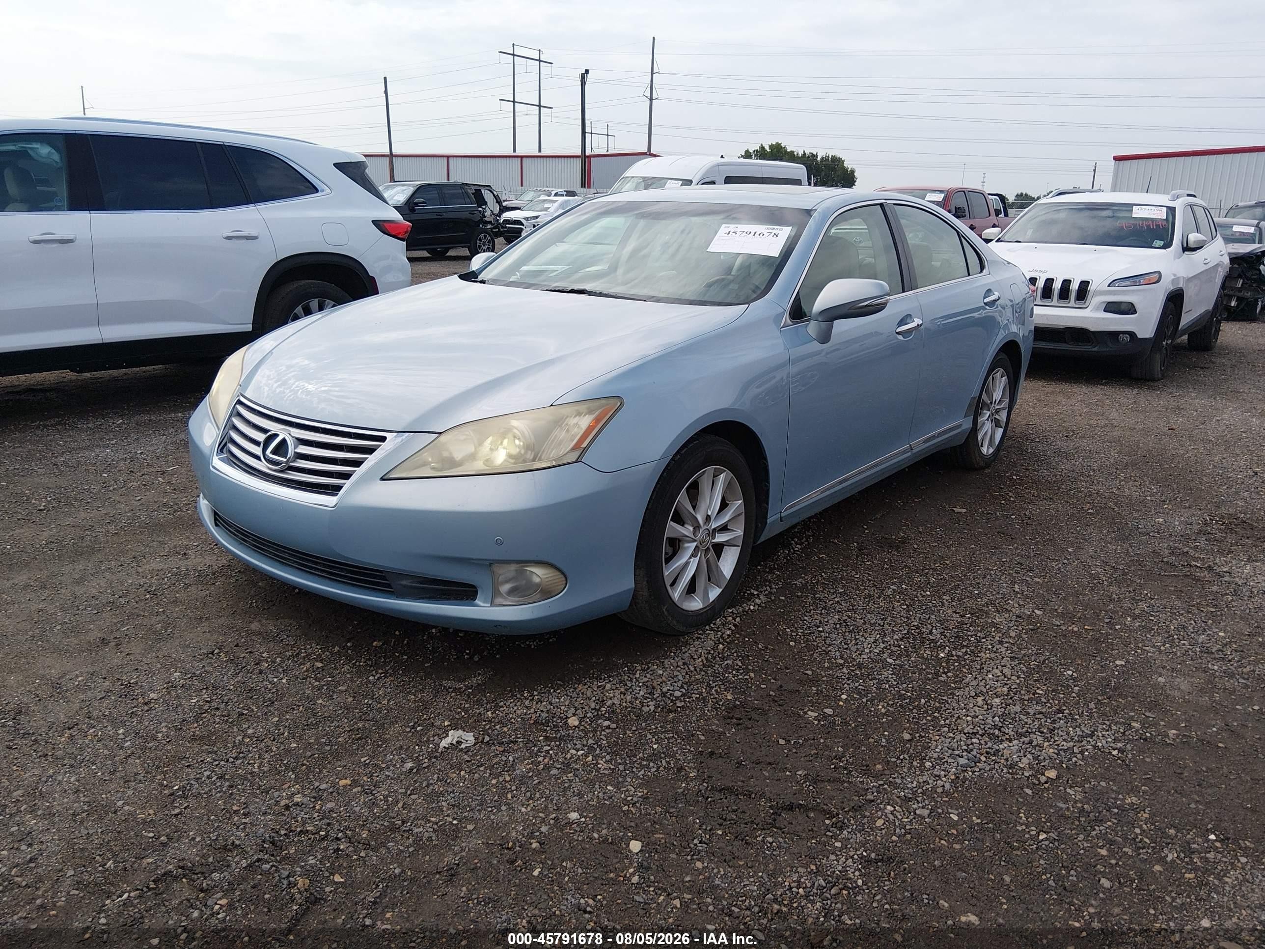 2011 Lexus Es 350   Blue vin: JTHBK1EG5B2426321