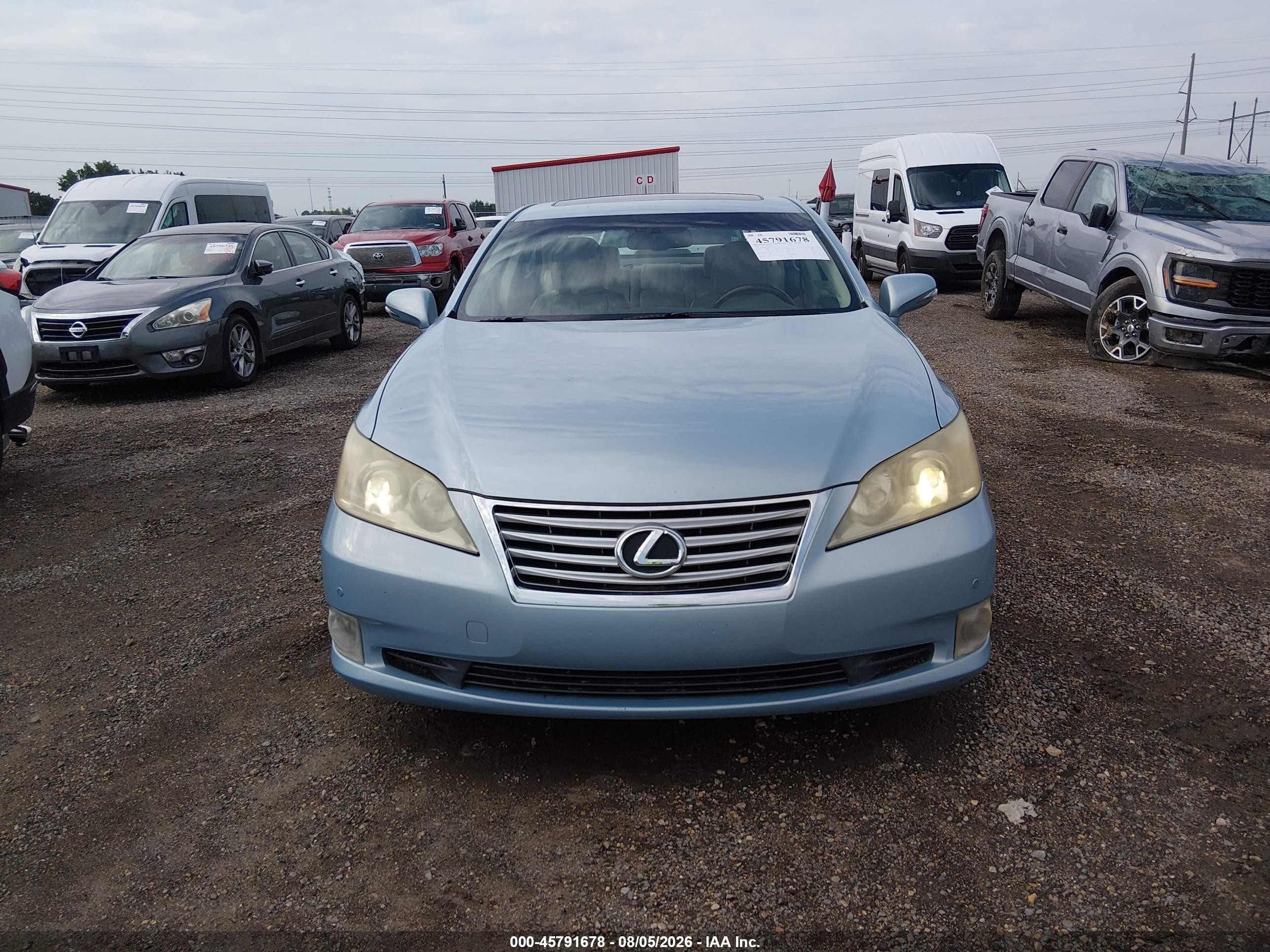 2011 Lexus Es 350   Blue vin: JTHBK1EG5B2426321