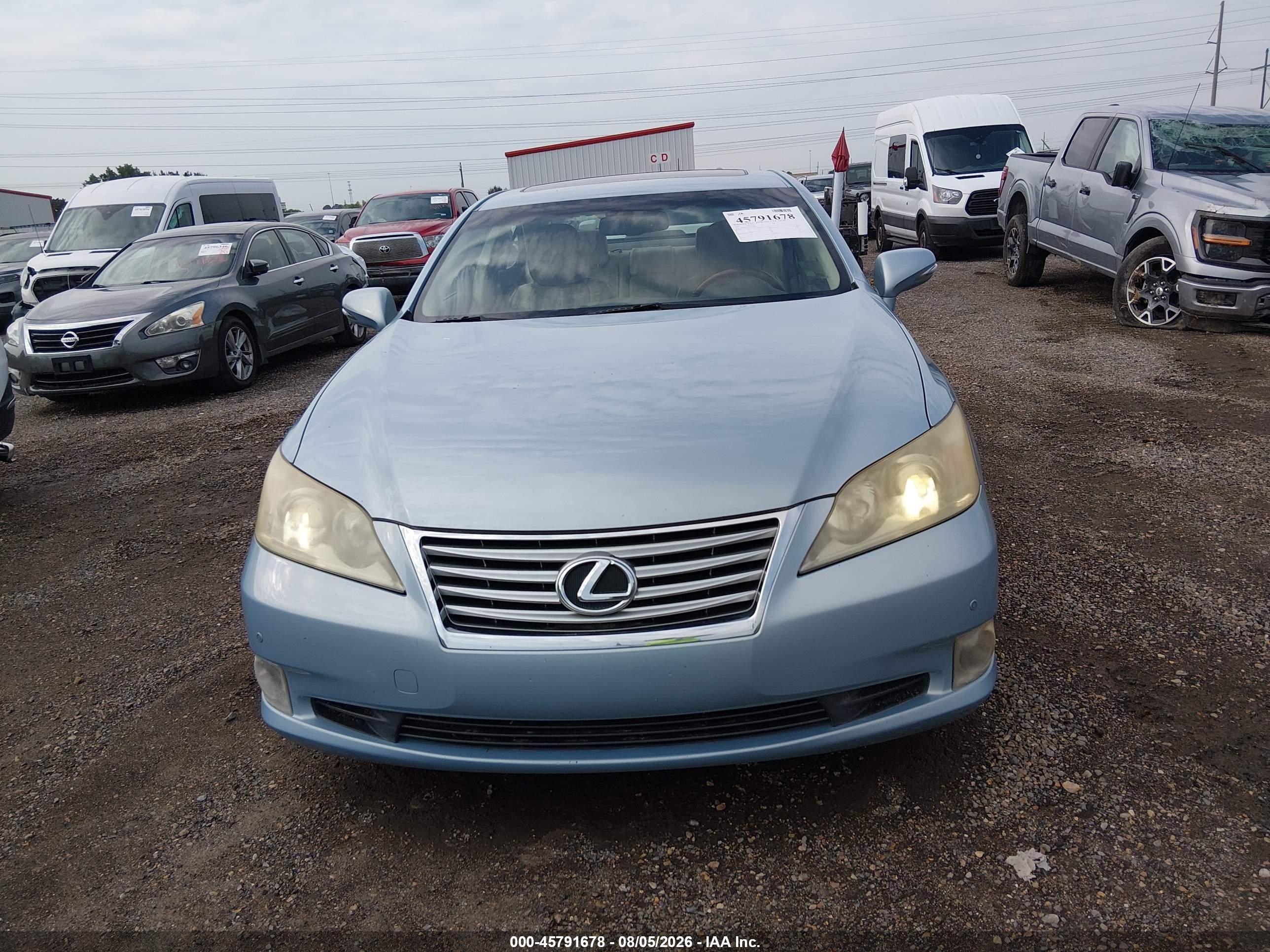 2011 Lexus Es 350   Blue vin: JTHBK1EG5B2426321