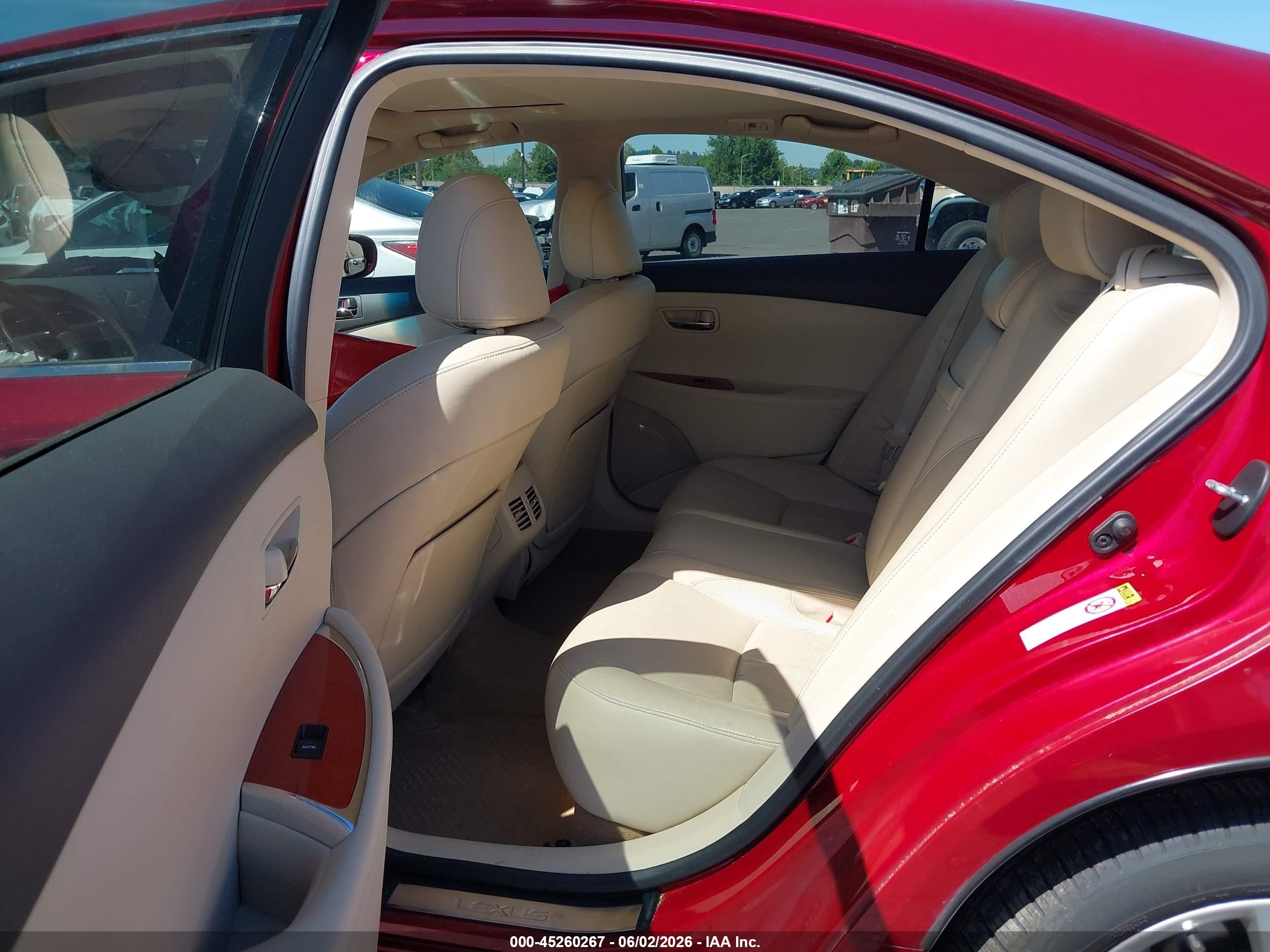 2011 Lexus Es 350   Red vin: JTHBK1EG5B2443877