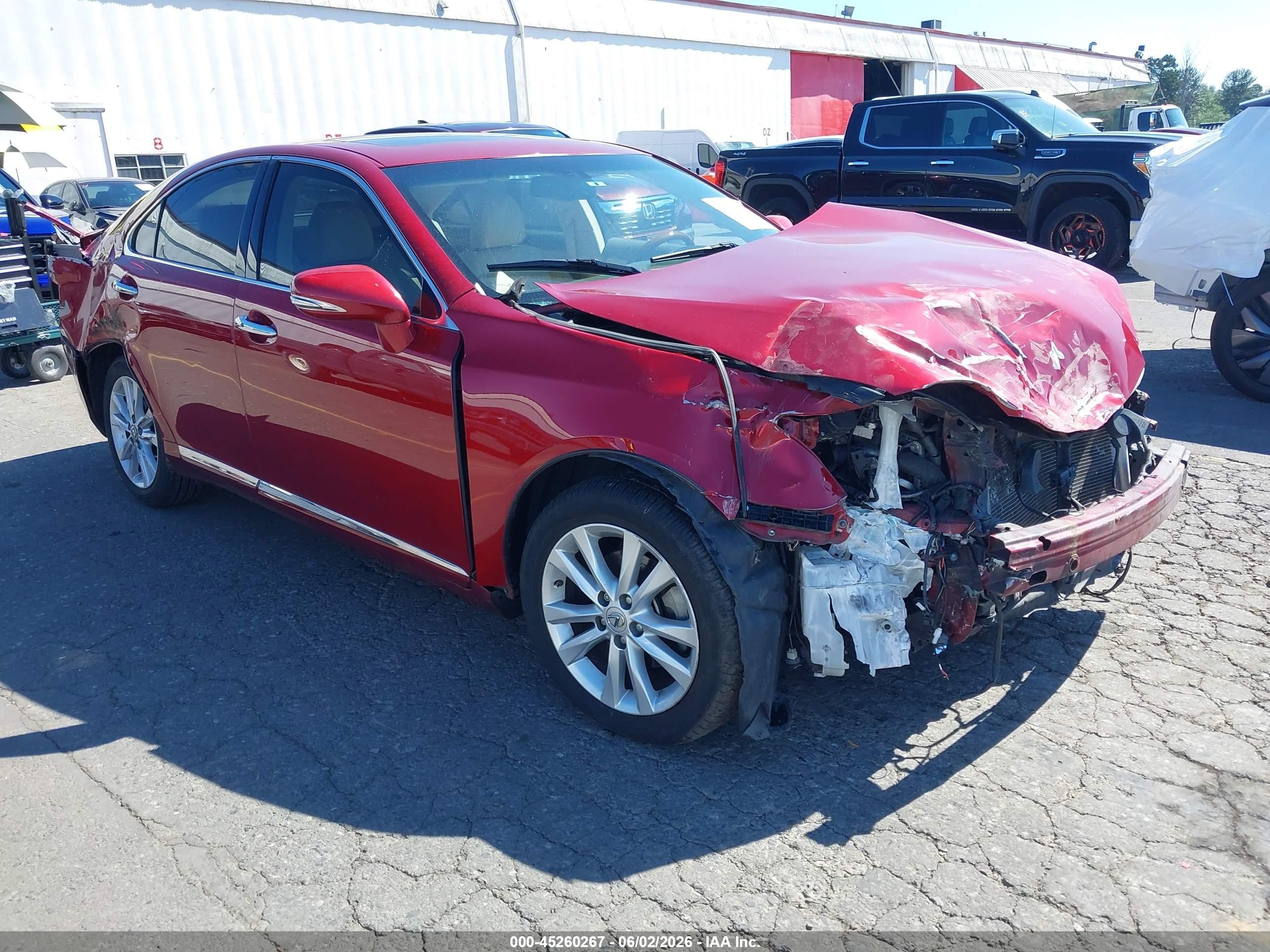 2011 Lexus Es 350   Red vin: JTHBK1EG5B2443877