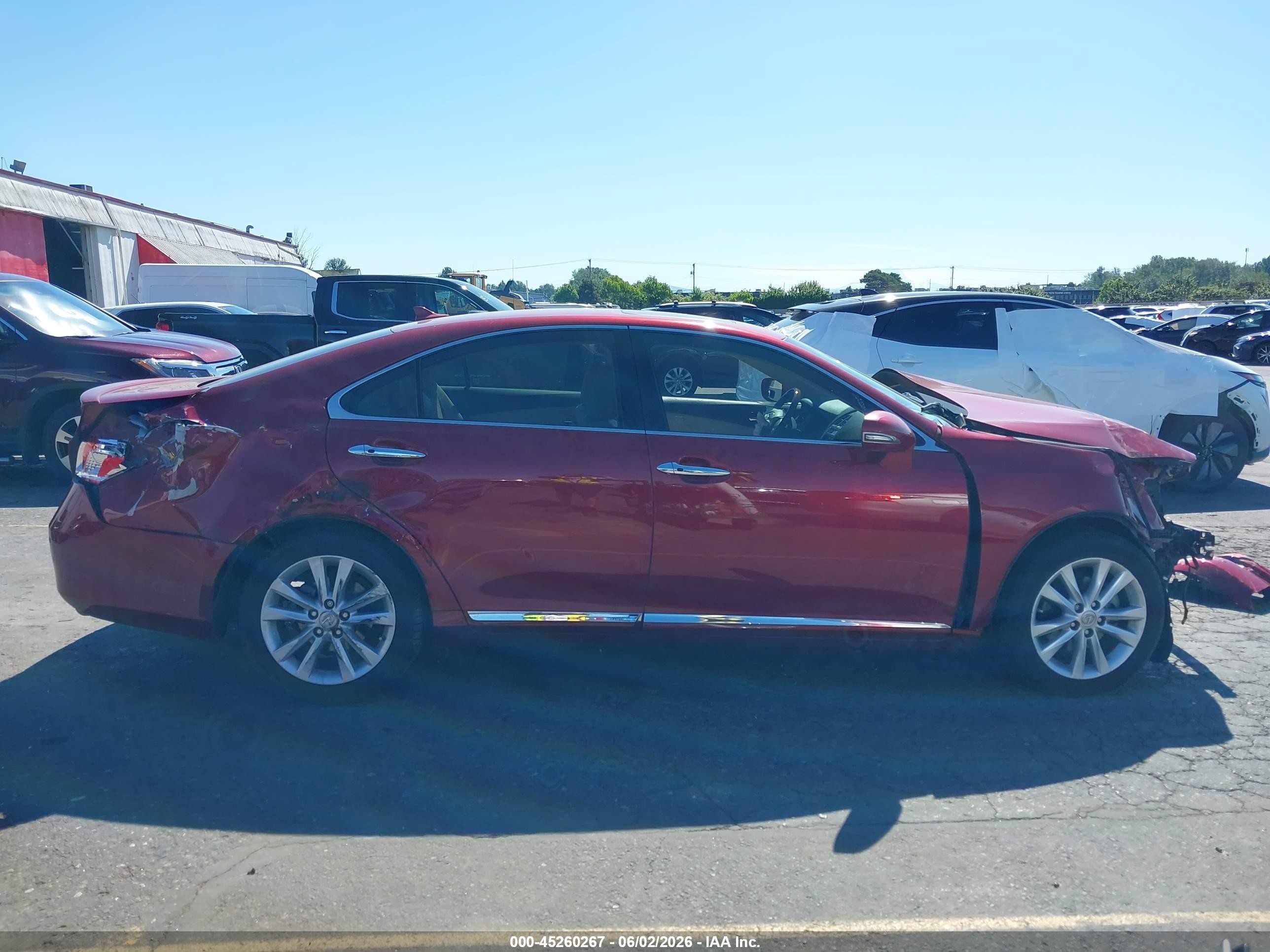 2011 Lexus Es 350   Red vin: JTHBK1EG5B2443877