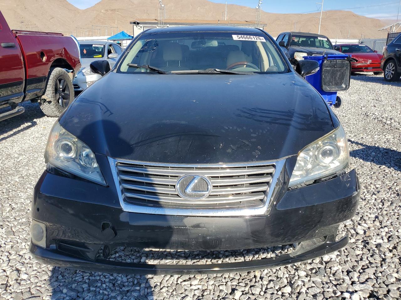 2011 Lexus Es 350 Black vin: JTHBK1EG5B2451543
