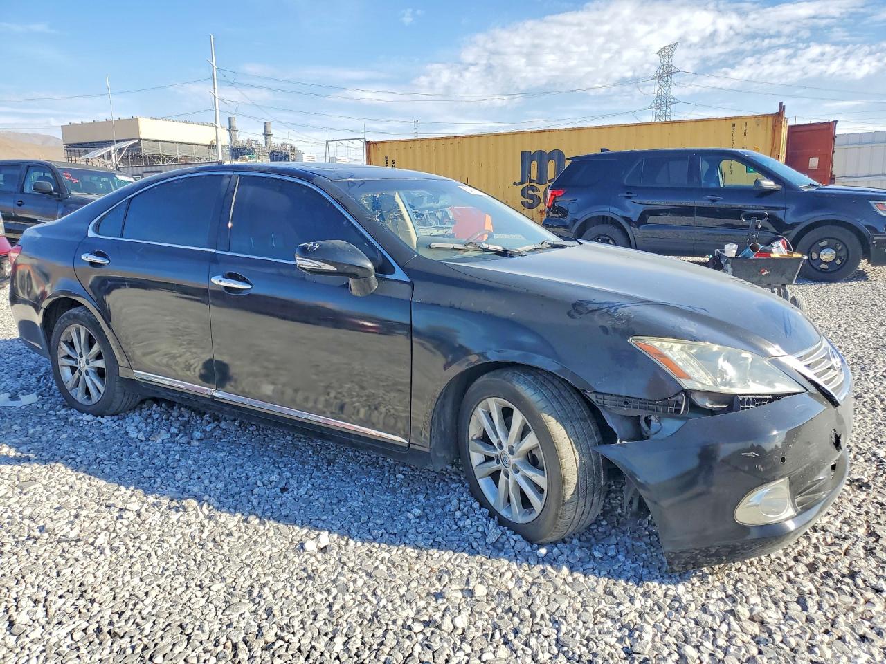 2011 Lexus Es 350 Black vin: JTHBK1EG5B2451543
