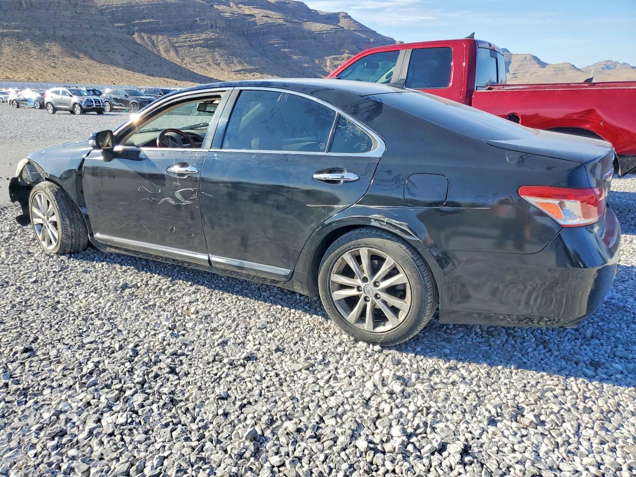 2011 Lexus Es 350 Black vin: JTHBK1EG5B2451543