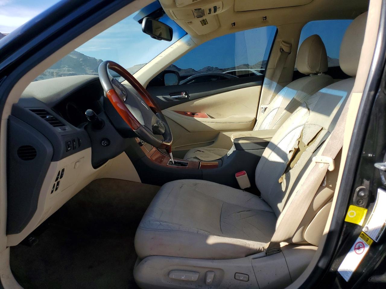 2011 Lexus Es 350 Black vin: JTHBK1EG5B2451543