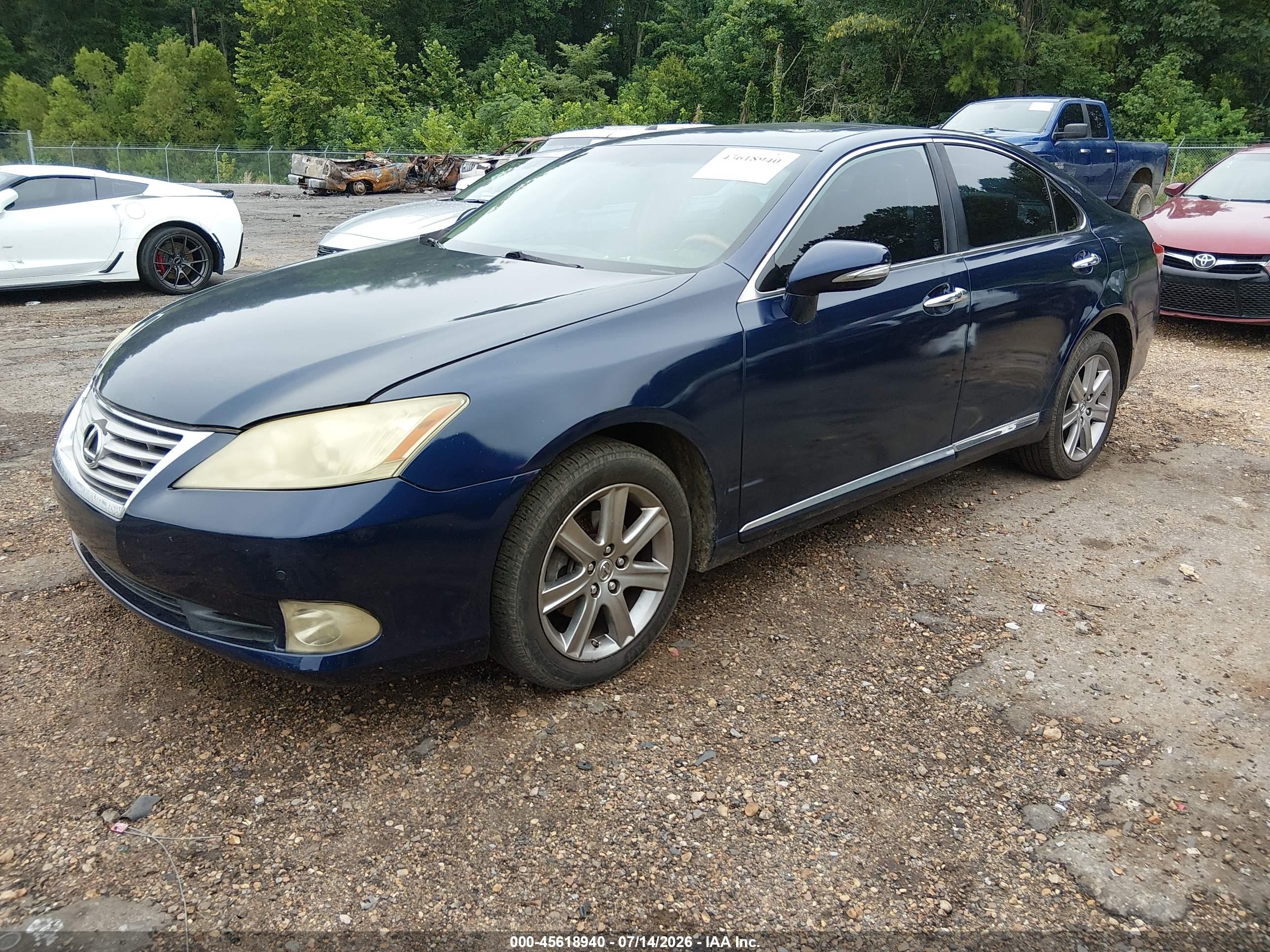 2011 Lexus Es 350   Blue vin: JTHBK1EG5B2454104