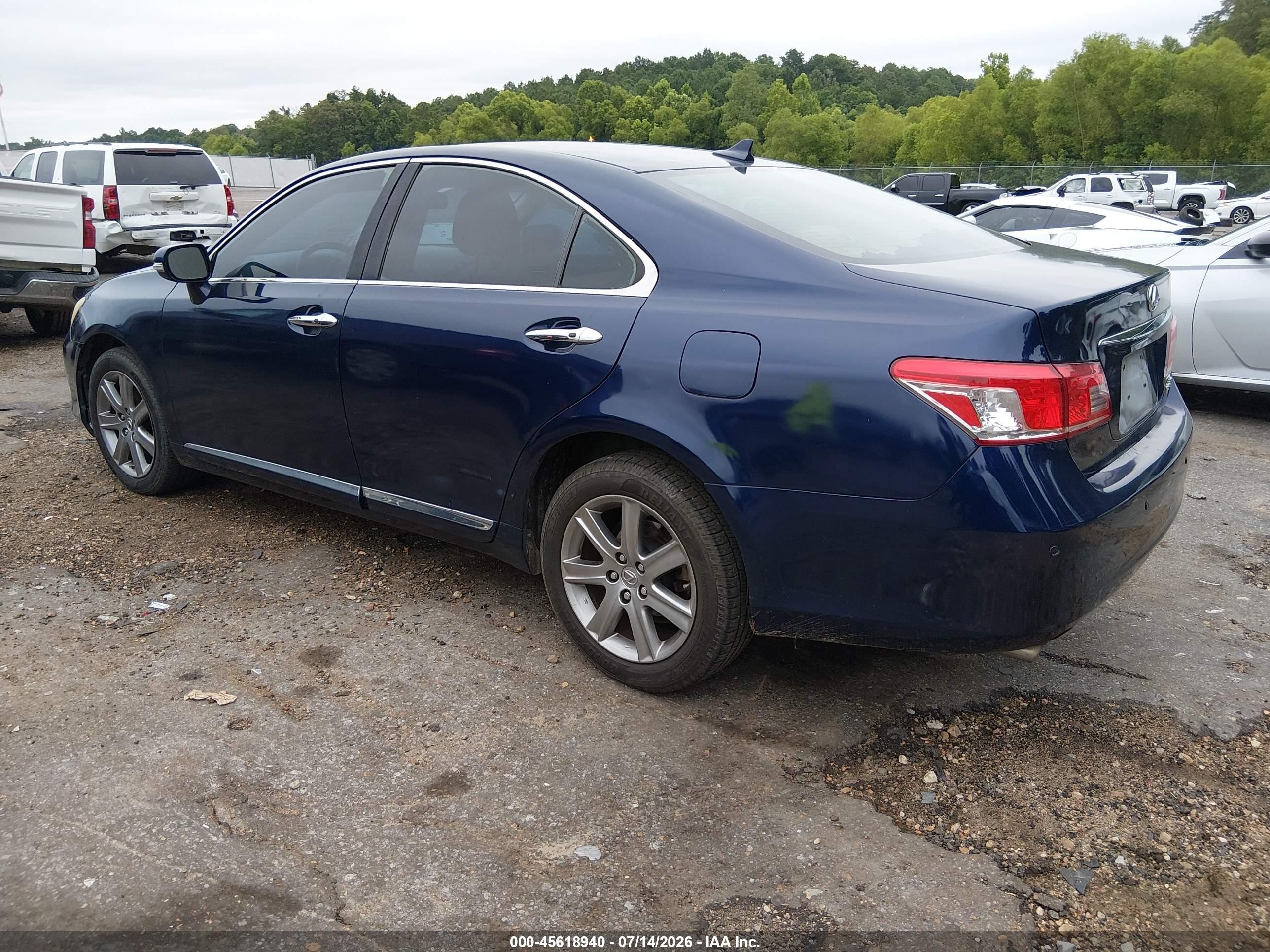 2011 Lexus Es 350   Blue vin: JTHBK1EG5B2454104