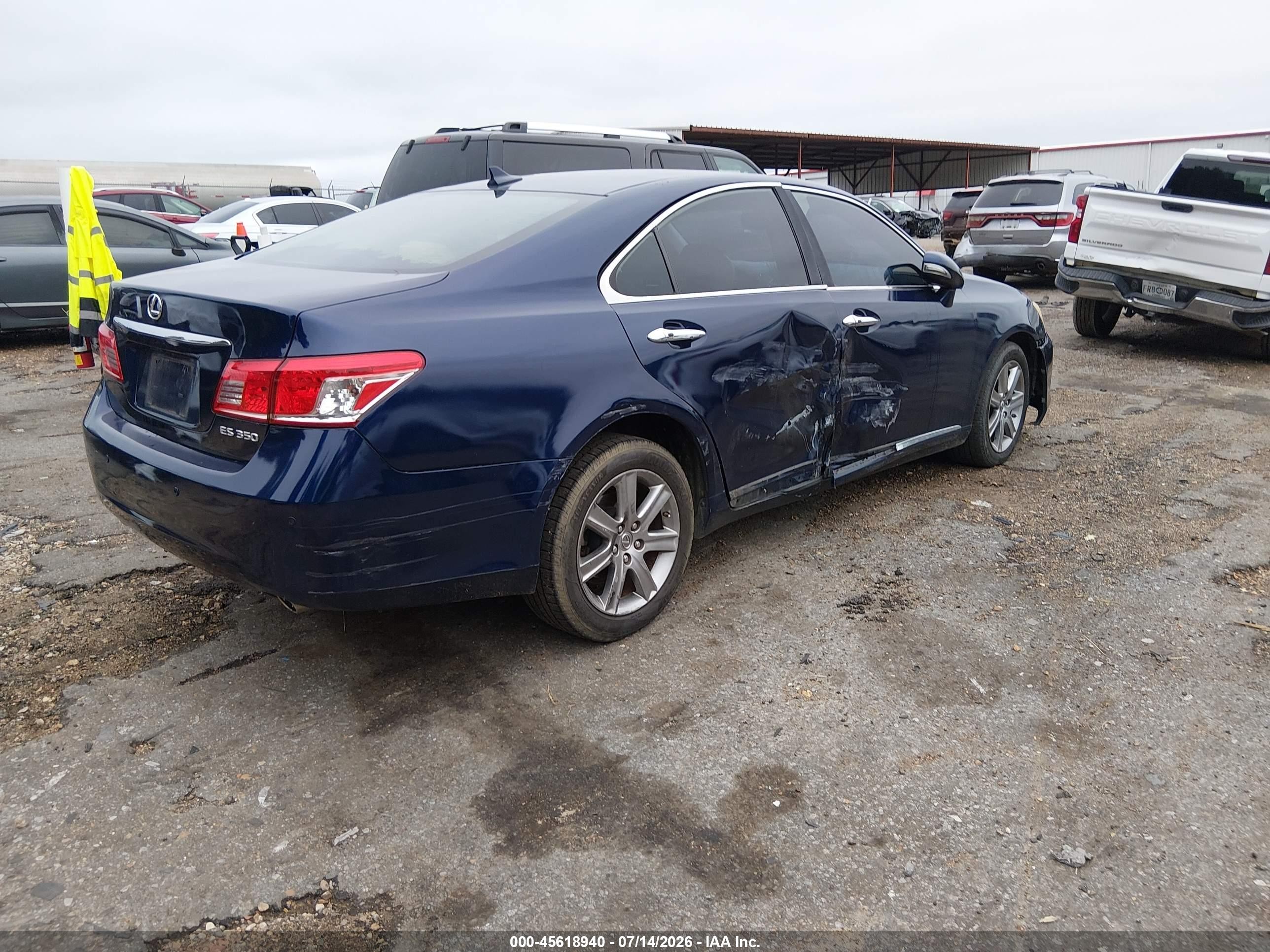 2011 Lexus Es 350   Blue vin: JTHBK1EG5B2454104