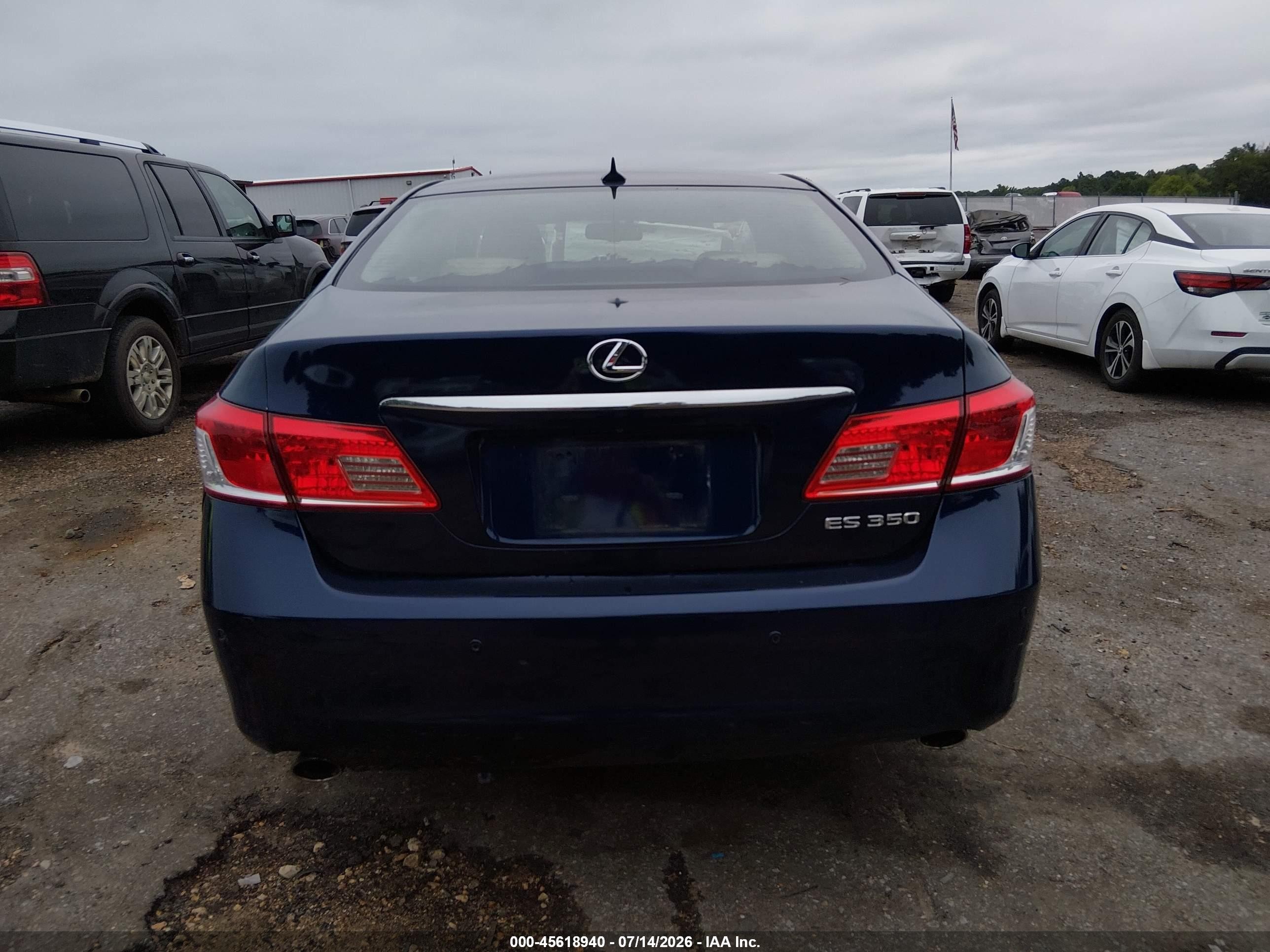 2011 Lexus Es 350   Blue vin: JTHBK1EG5B2454104