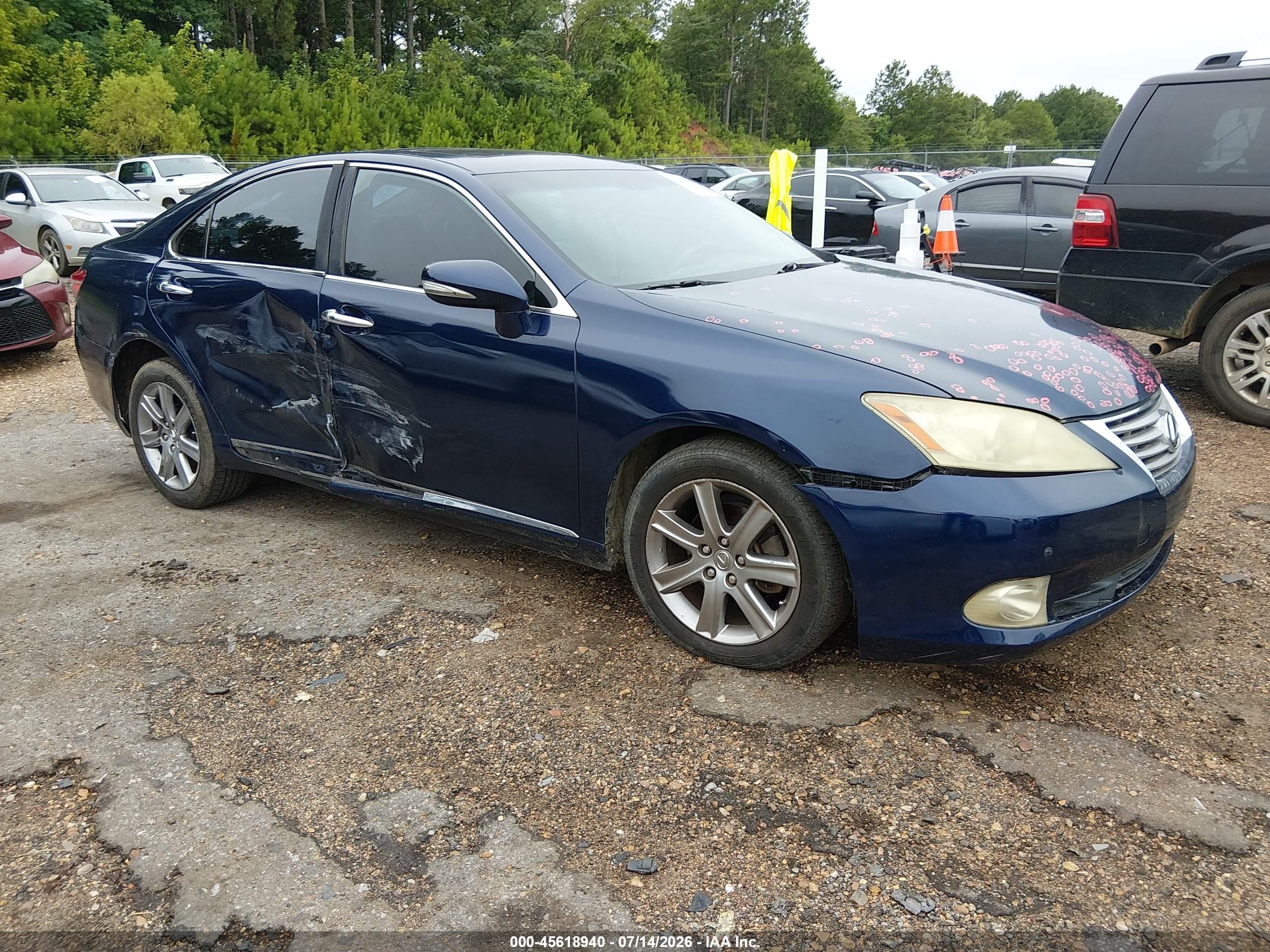 2011 Lexus Es 350   Синий vin: JTHBK1EG5B2454104