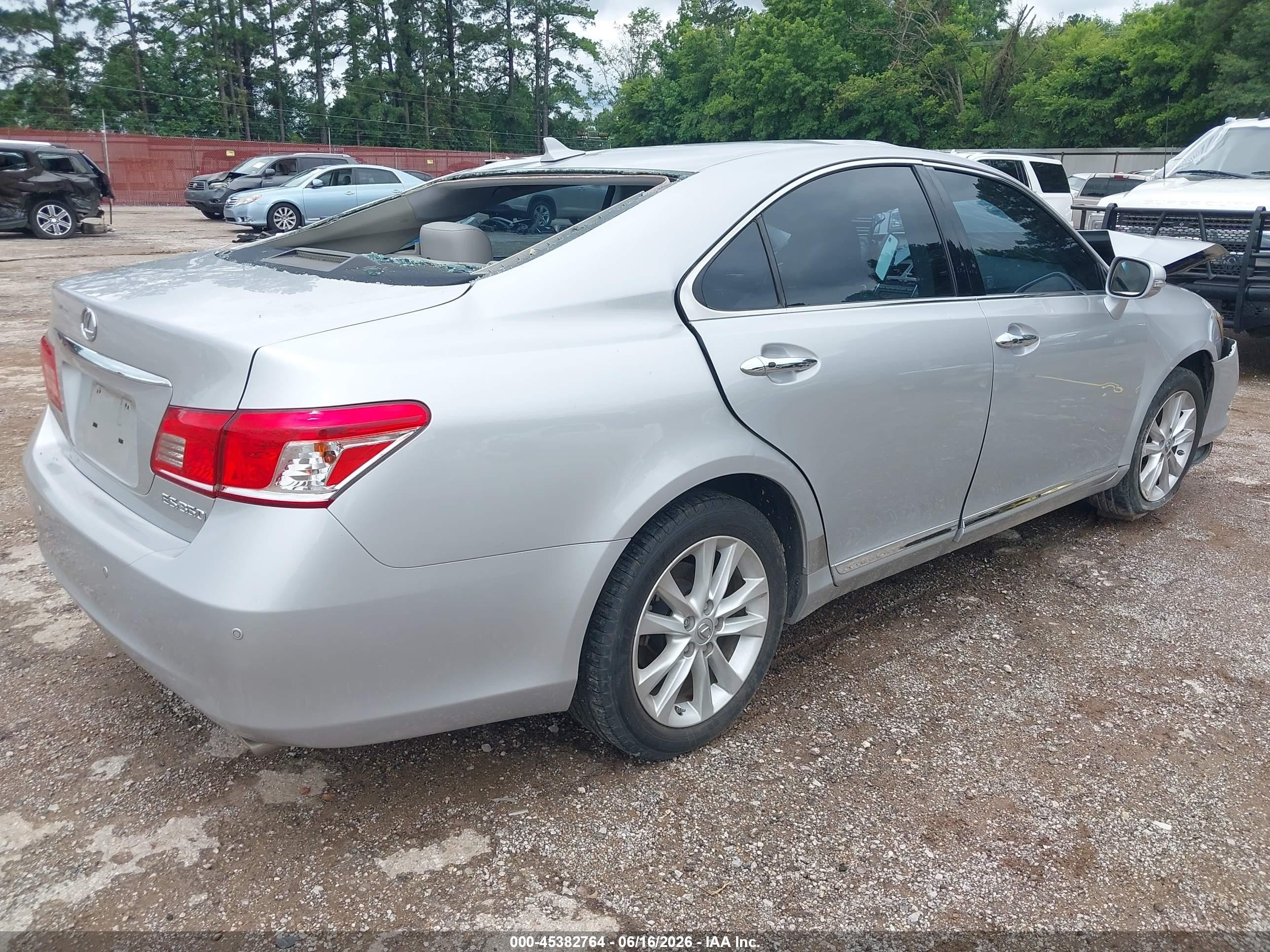 2011 Lexus Es 350   Silver vin: JTHBK1EG5B2458296