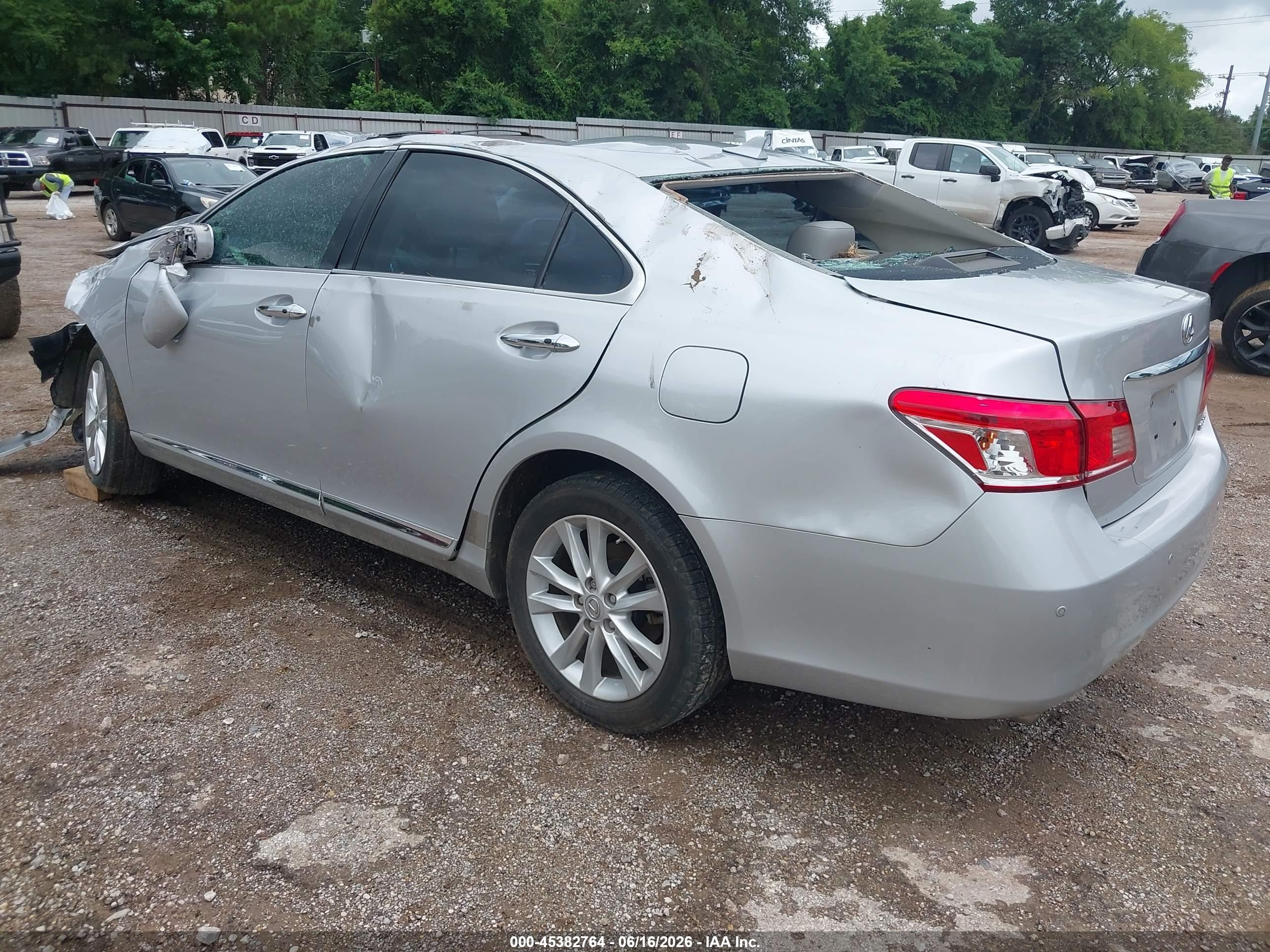 2011 Lexus Es 350   Silver vin: JTHBK1EG5B2458296