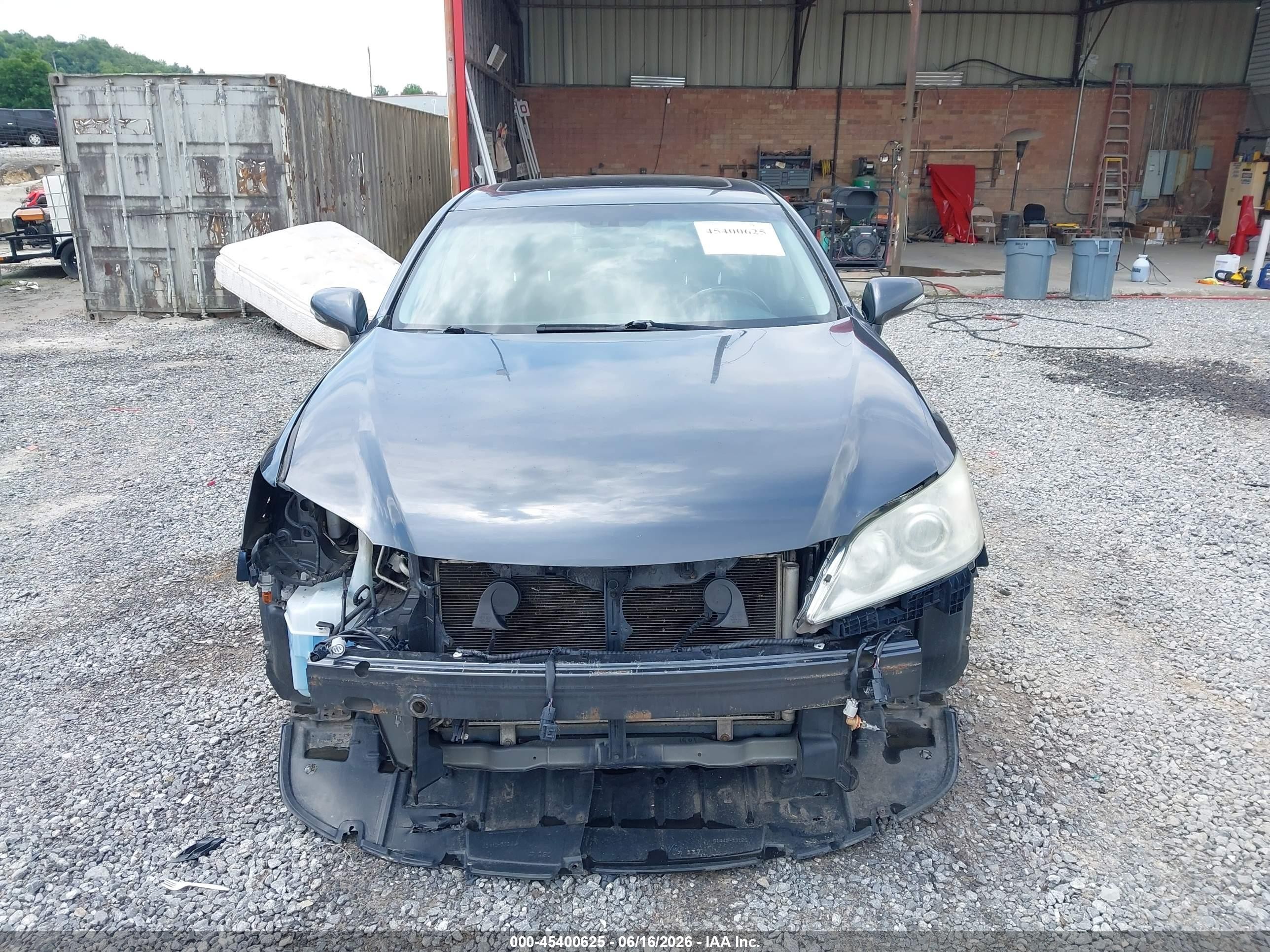 2011 Lexus Es 350   Black vin: JTHBK1EG5B2459884