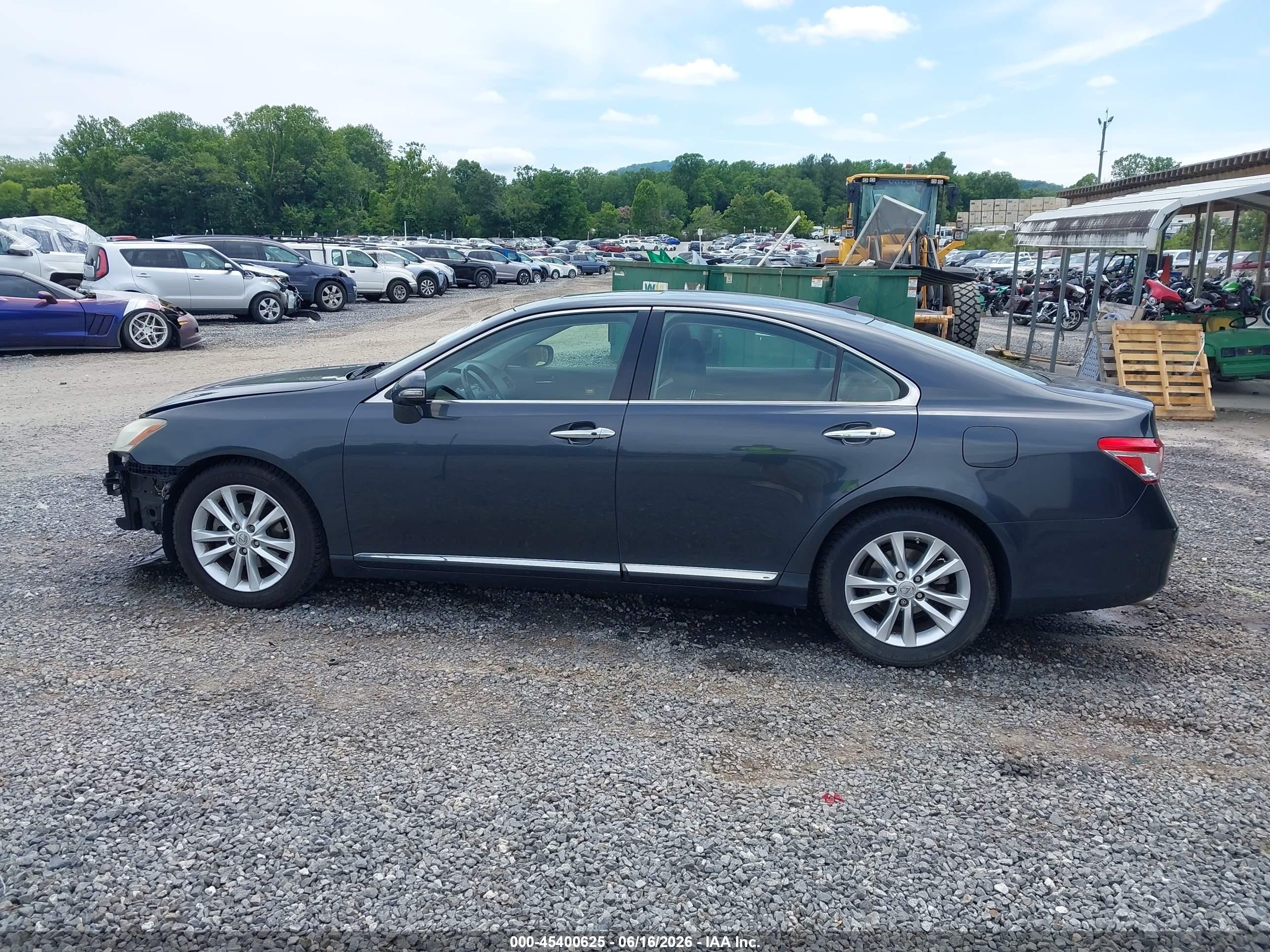 2011 Lexus Es 350   Black vin: JTHBK1EG5B2459884