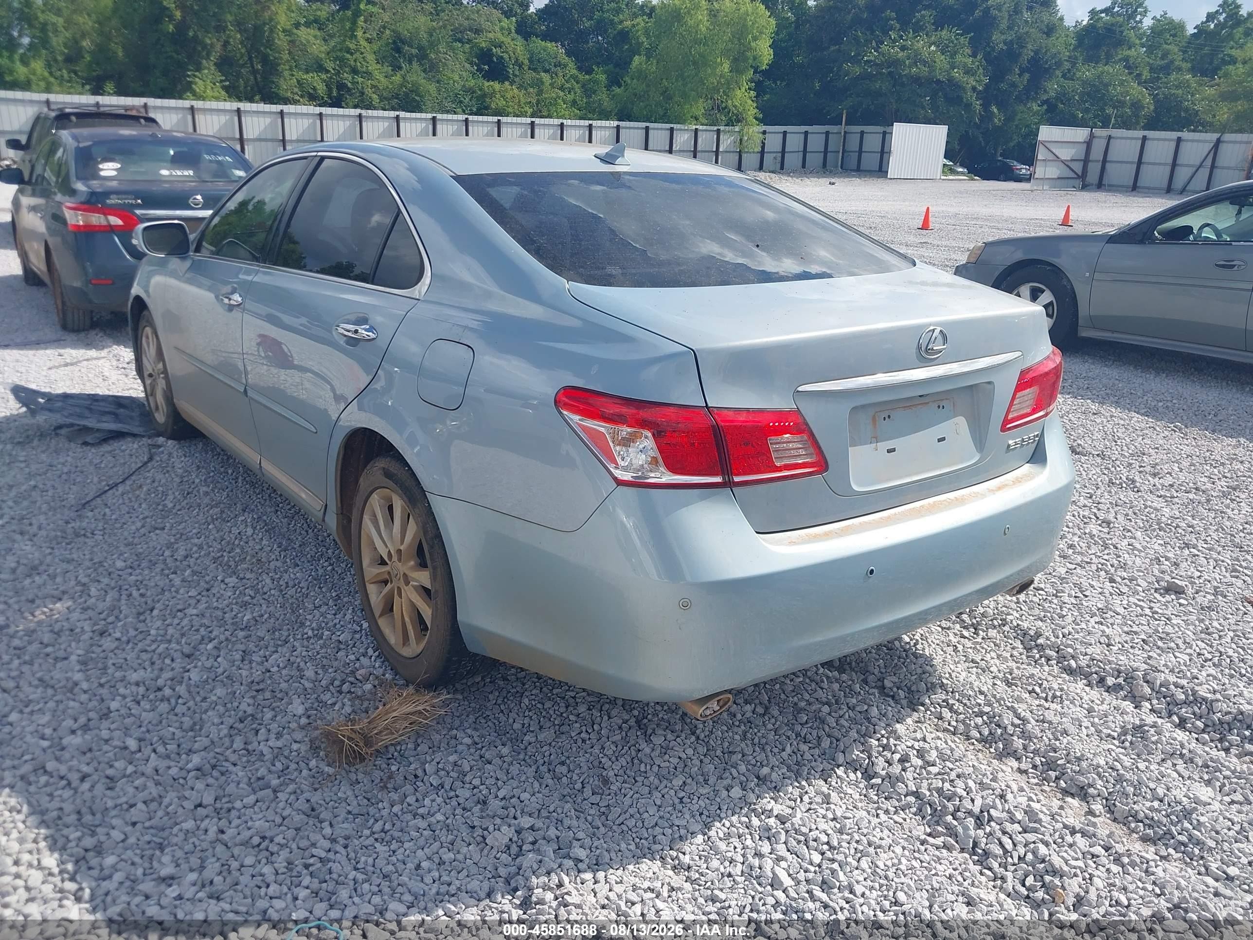 2011 Lexus Es 350   Light Blue vin: JTHBK1EG5B2464230
