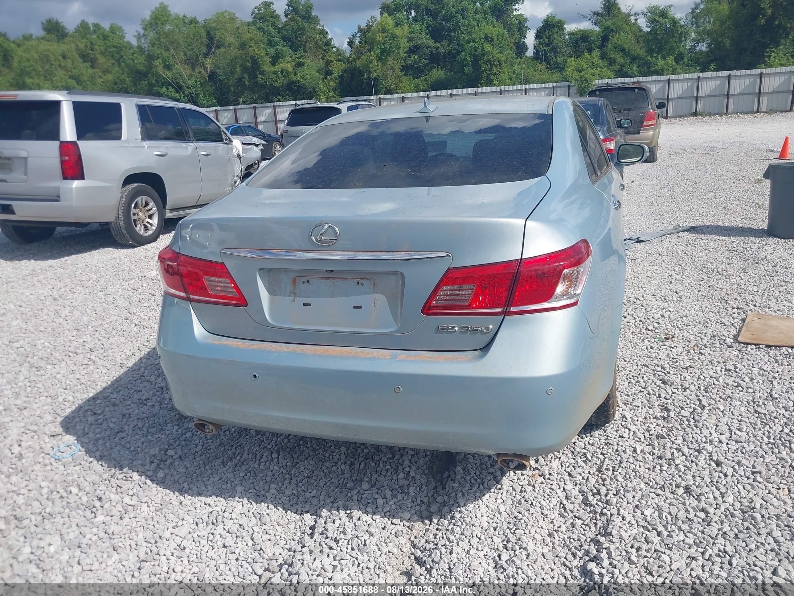 2011 Lexus Es 350   Light Blue vin: JTHBK1EG5B2464230