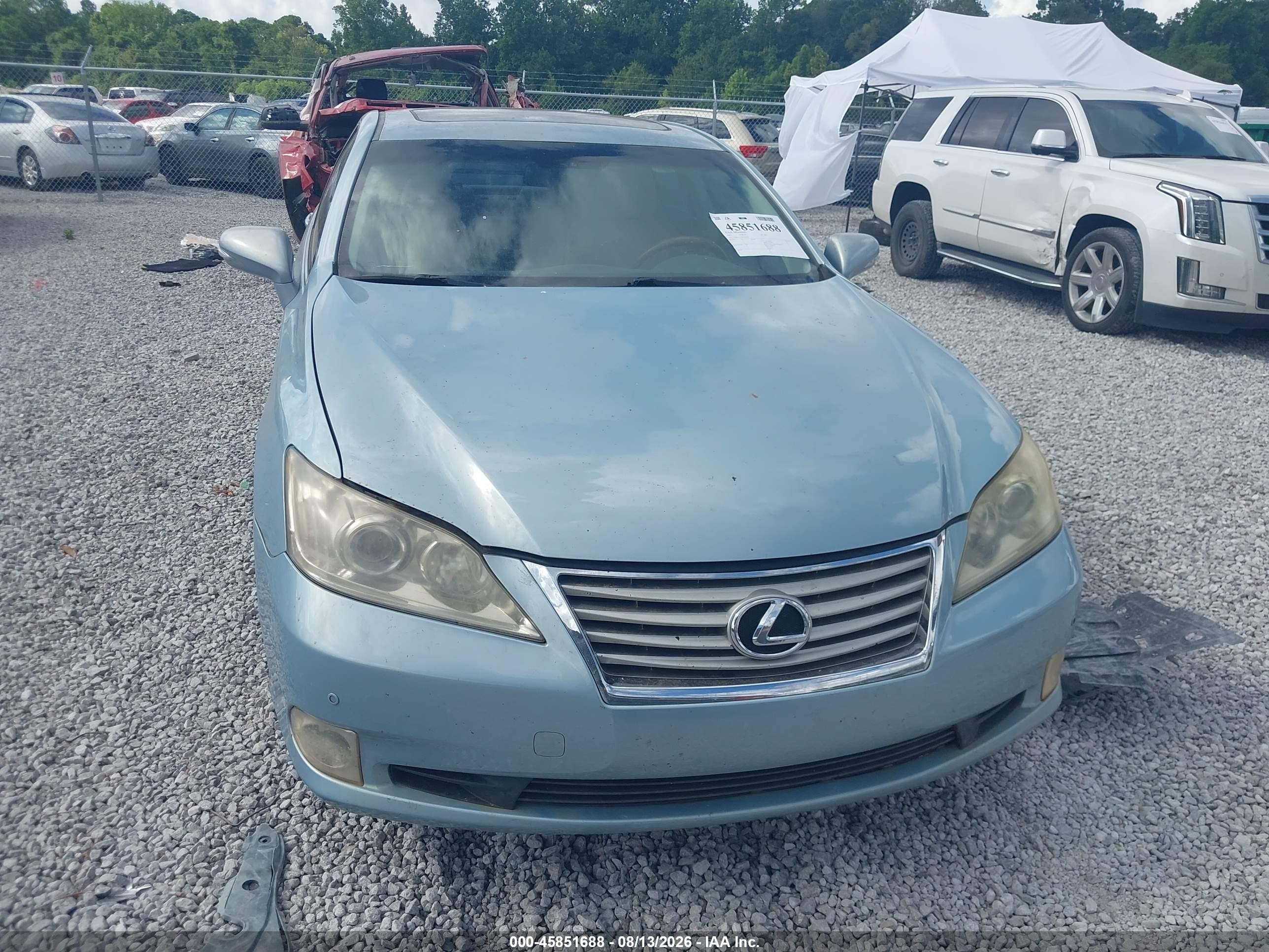 2011 Lexus Es 350   Light Blue vin: JTHBK1EG5B2464230