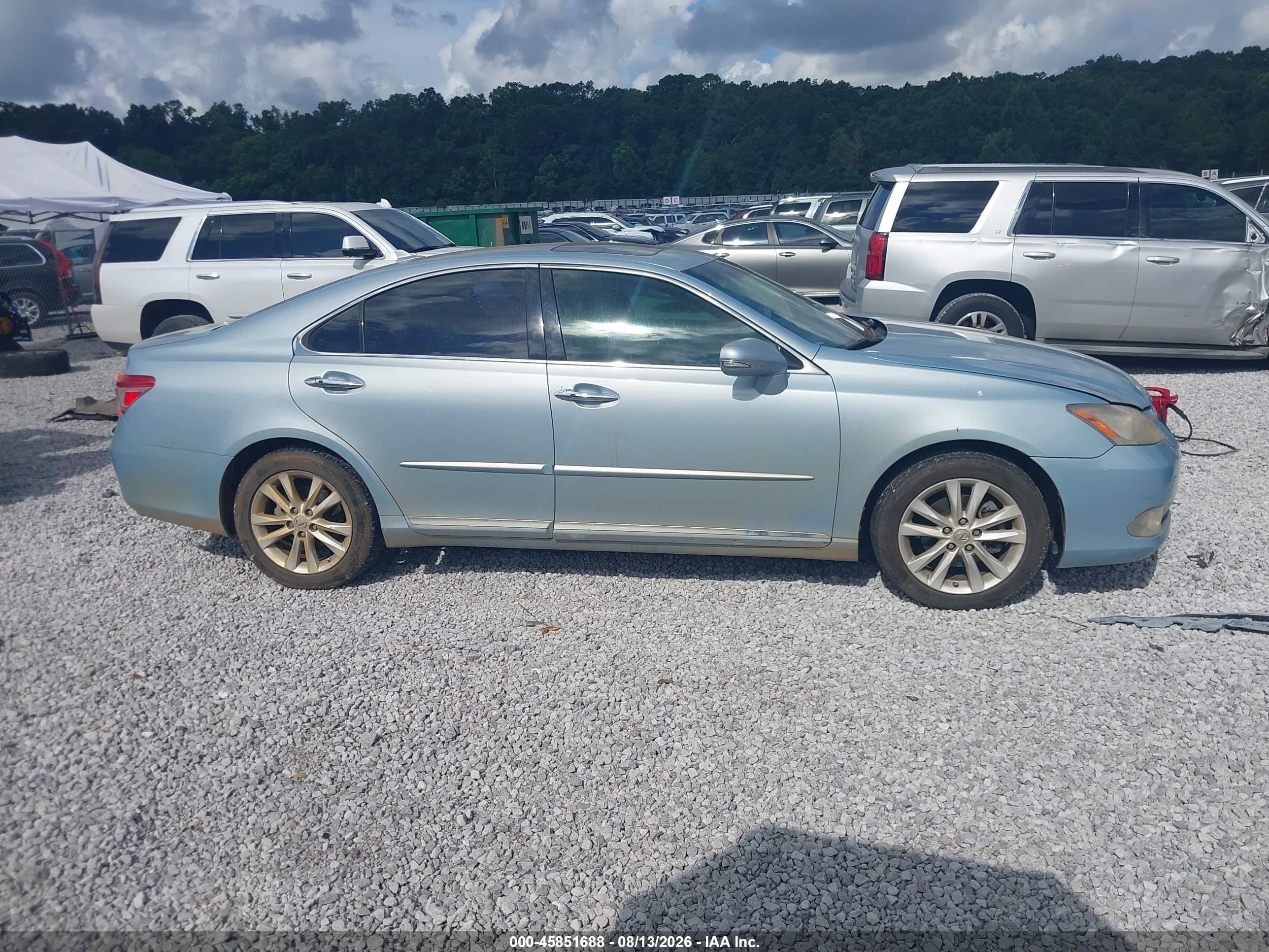2011 Lexus Es 350   Light Blue vin: JTHBK1EG5B2464230