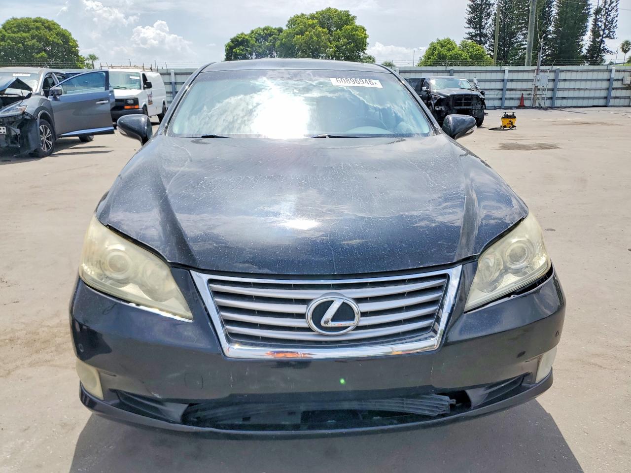 2011 Lexus Es 350 Black vin: JTHBK1EG5B2465295