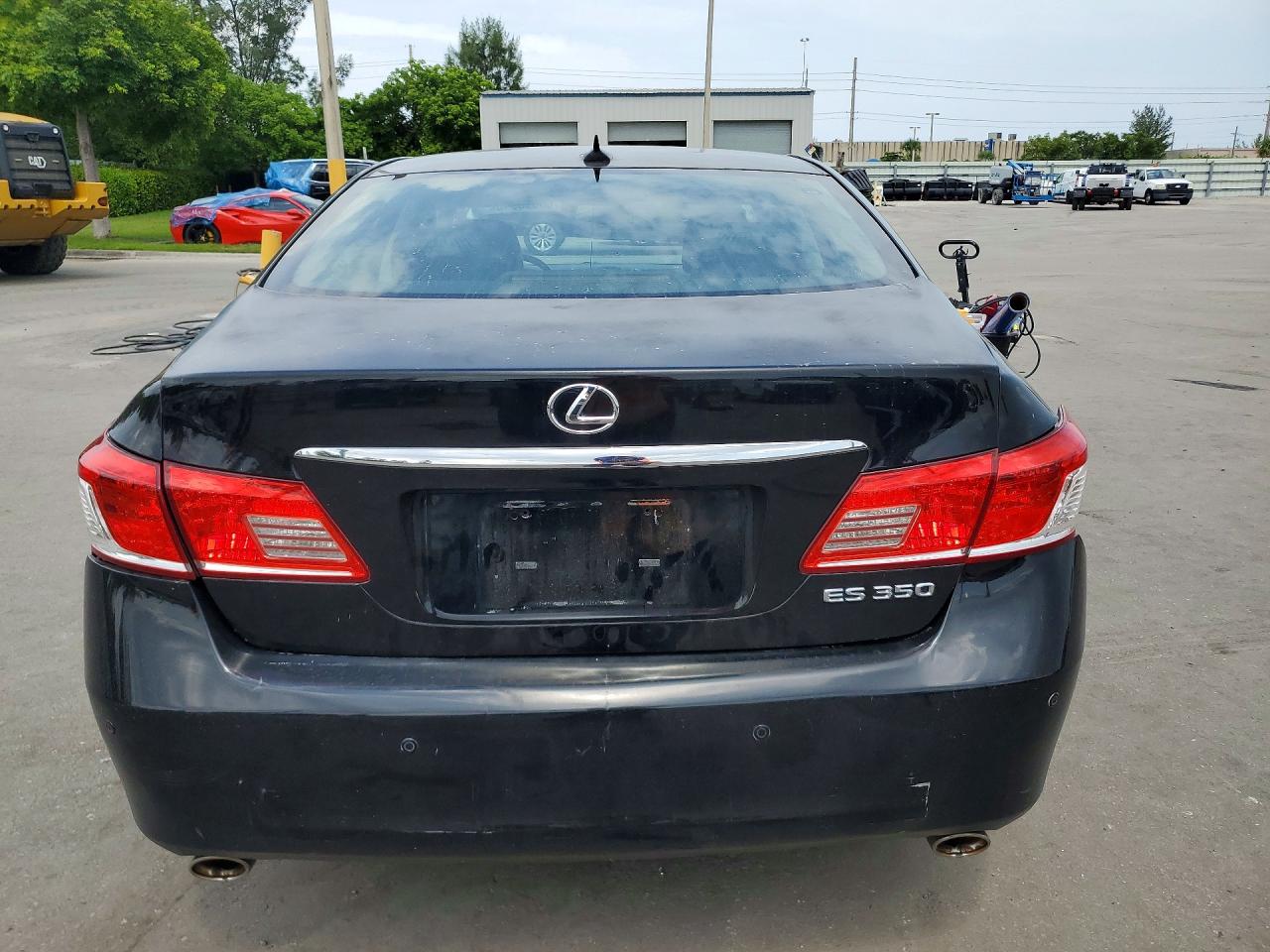 2011 Lexus Es 350 Black vin: JTHBK1EG5B2465295