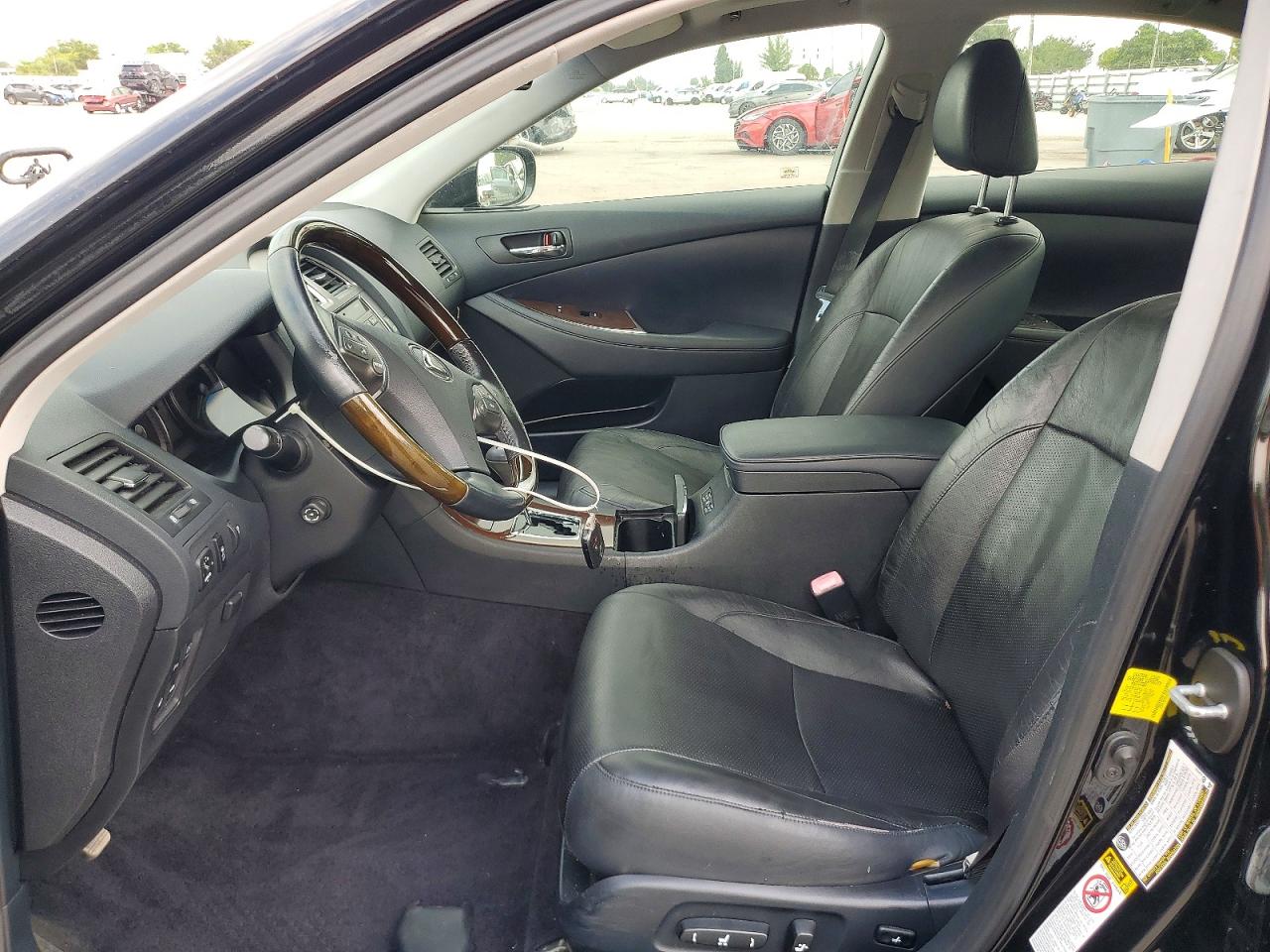 2011 Lexus Es 350 Black vin: JTHBK1EG5B2465295