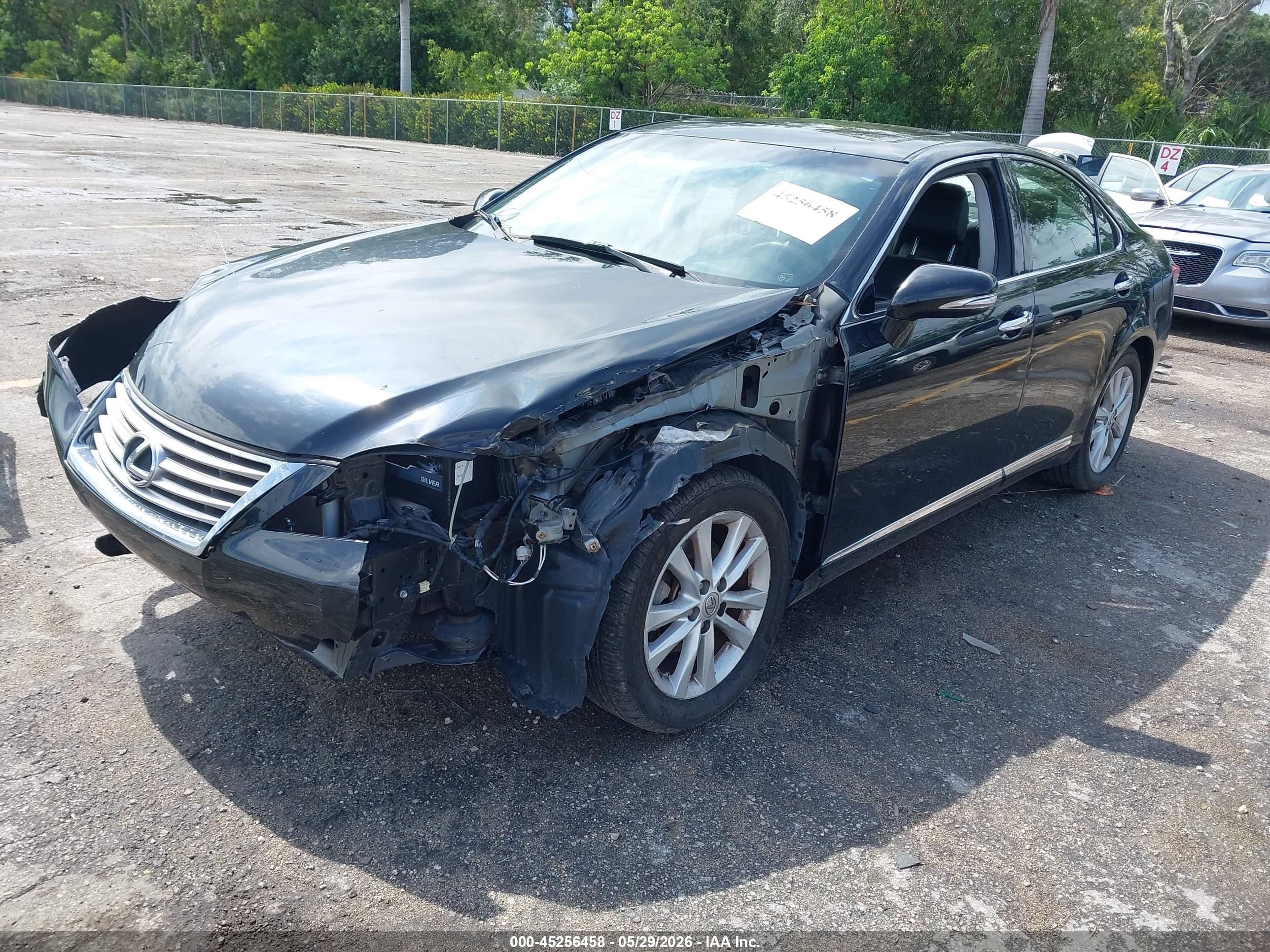 2011 Lexus Es 350   Черный vin: JTHBK1EG5B2466690